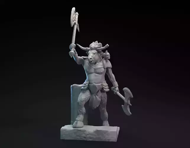 Minotaur intended for 3D printing
