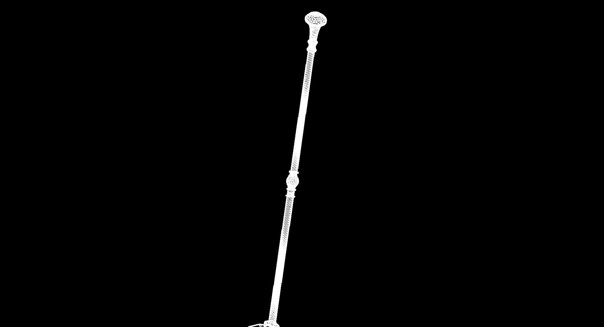 Fireplace tools Low-poly 3D model_35