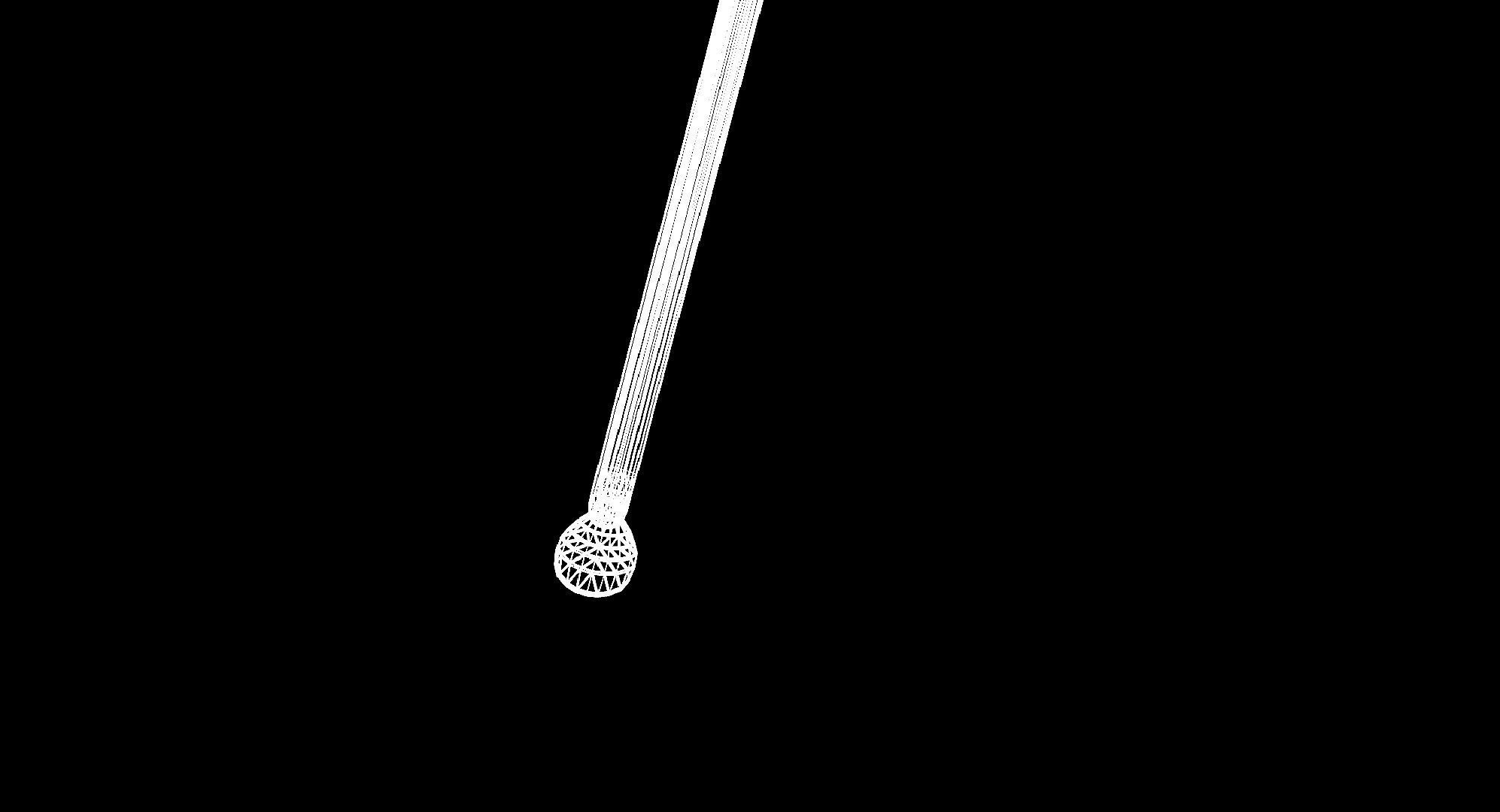 Fireplace tools Low-poly 3D model_25