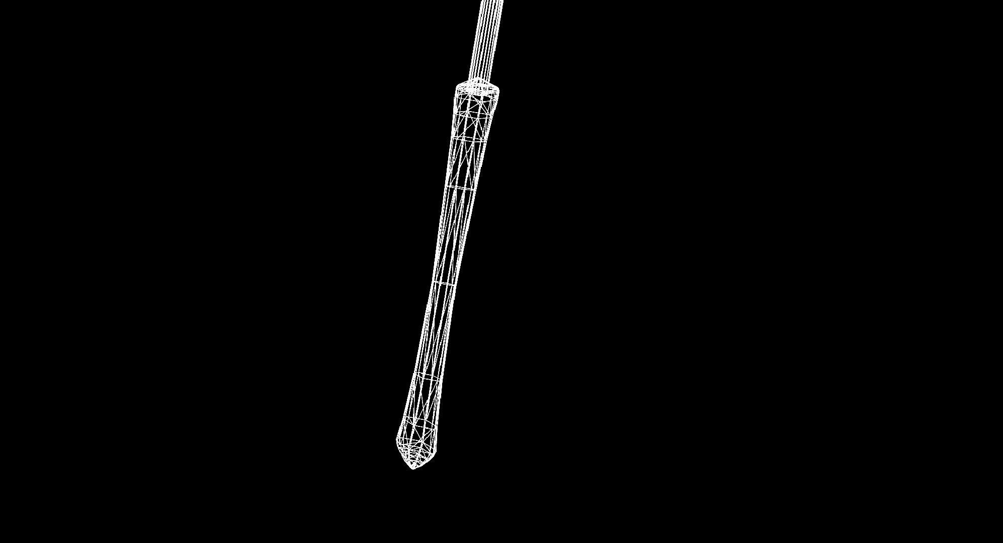 Fireplace tools Low-poly 3D model_32