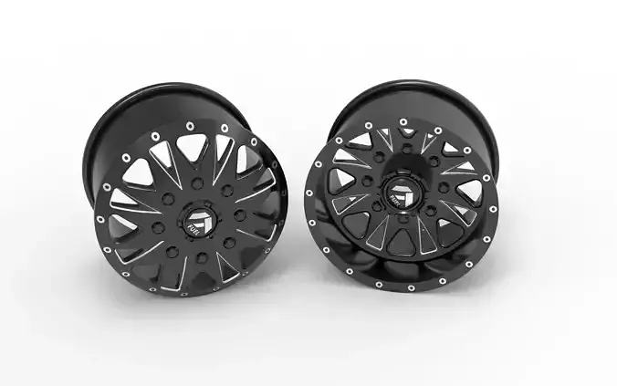 FUEL DUALLY WHEELS THROTTLE DUALLY FRONT AND REAR - D513 3D print model