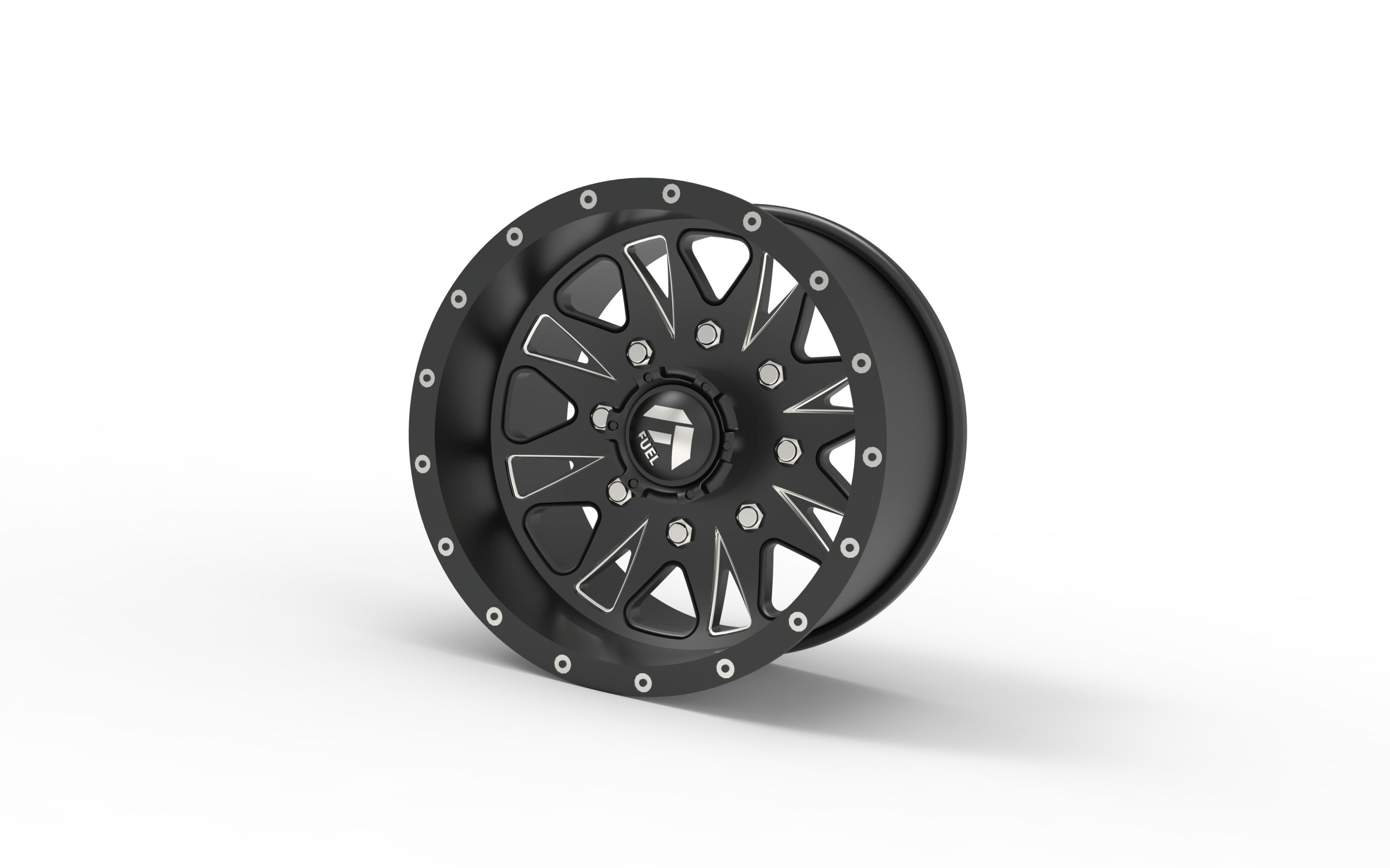 FUEL DUALLY WHEELS THROTTLE DUALLY FRONT AND REAR - D513 3D print model_2