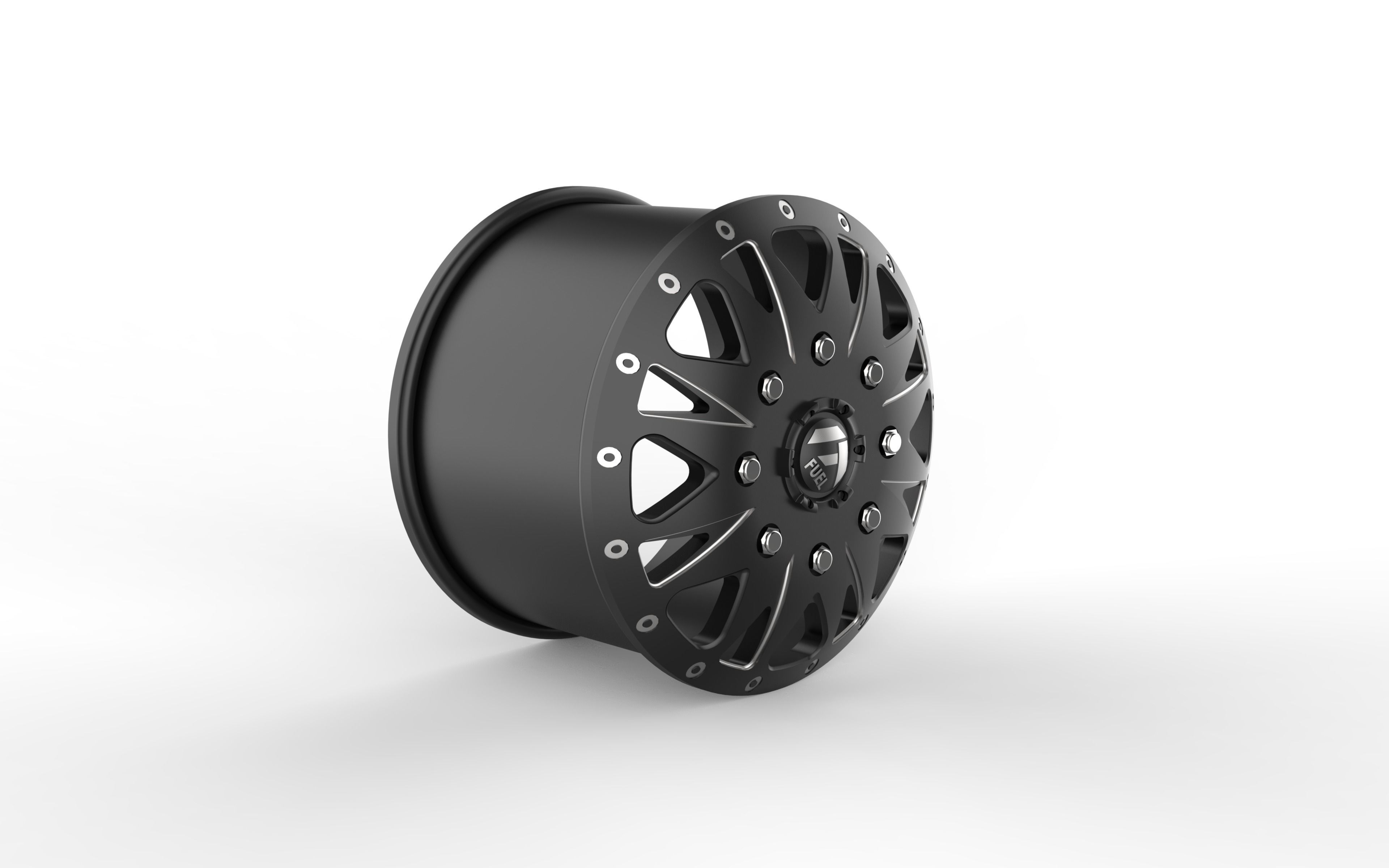 FUEL DUALLY WHEELS THROTTLE DUALLY FRONT AND REAR - D513 3D print model_8