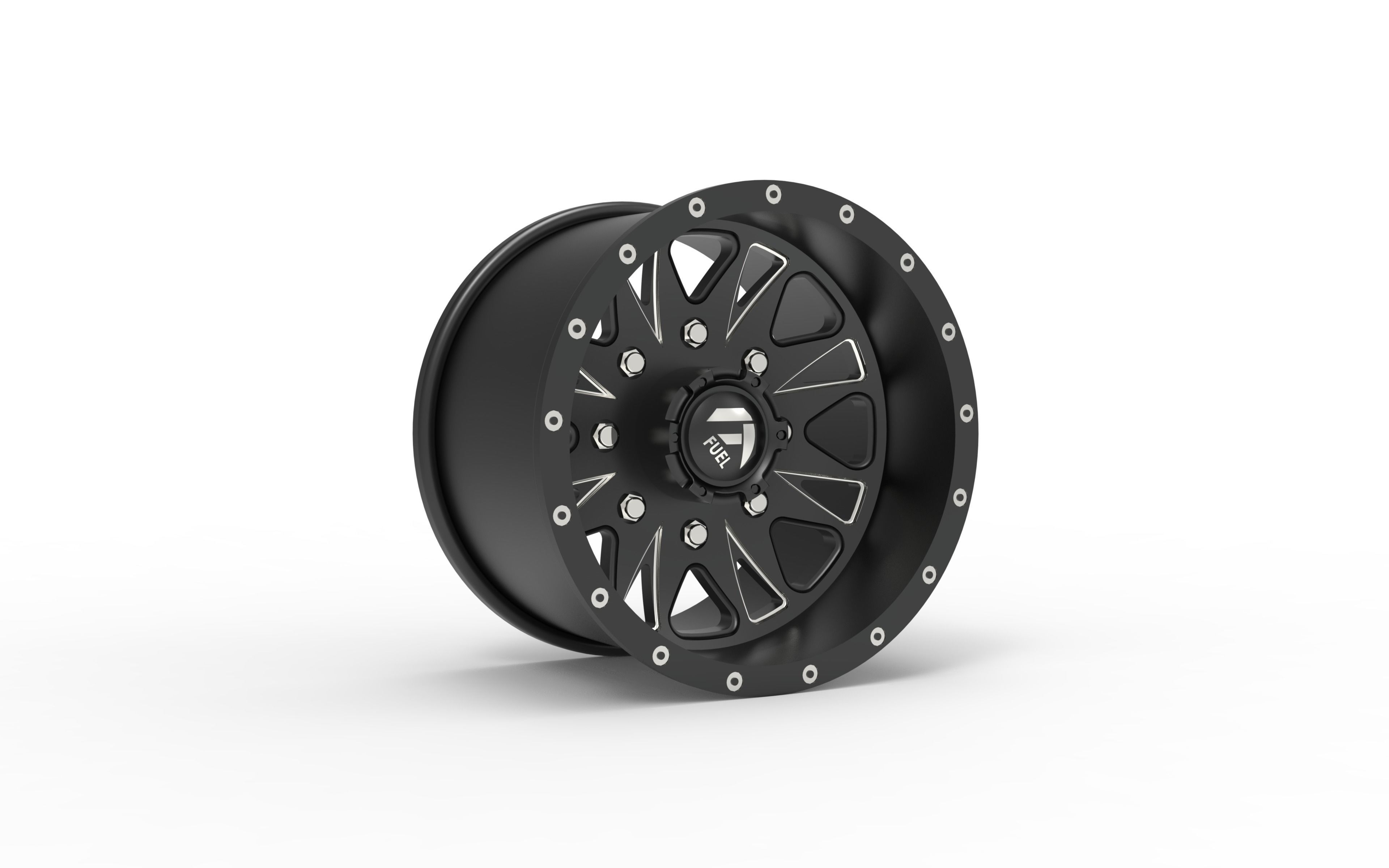 FUEL DUALLY WHEELS THROTTLE DUALLY FRONT AND REAR - D513 3D print model_21