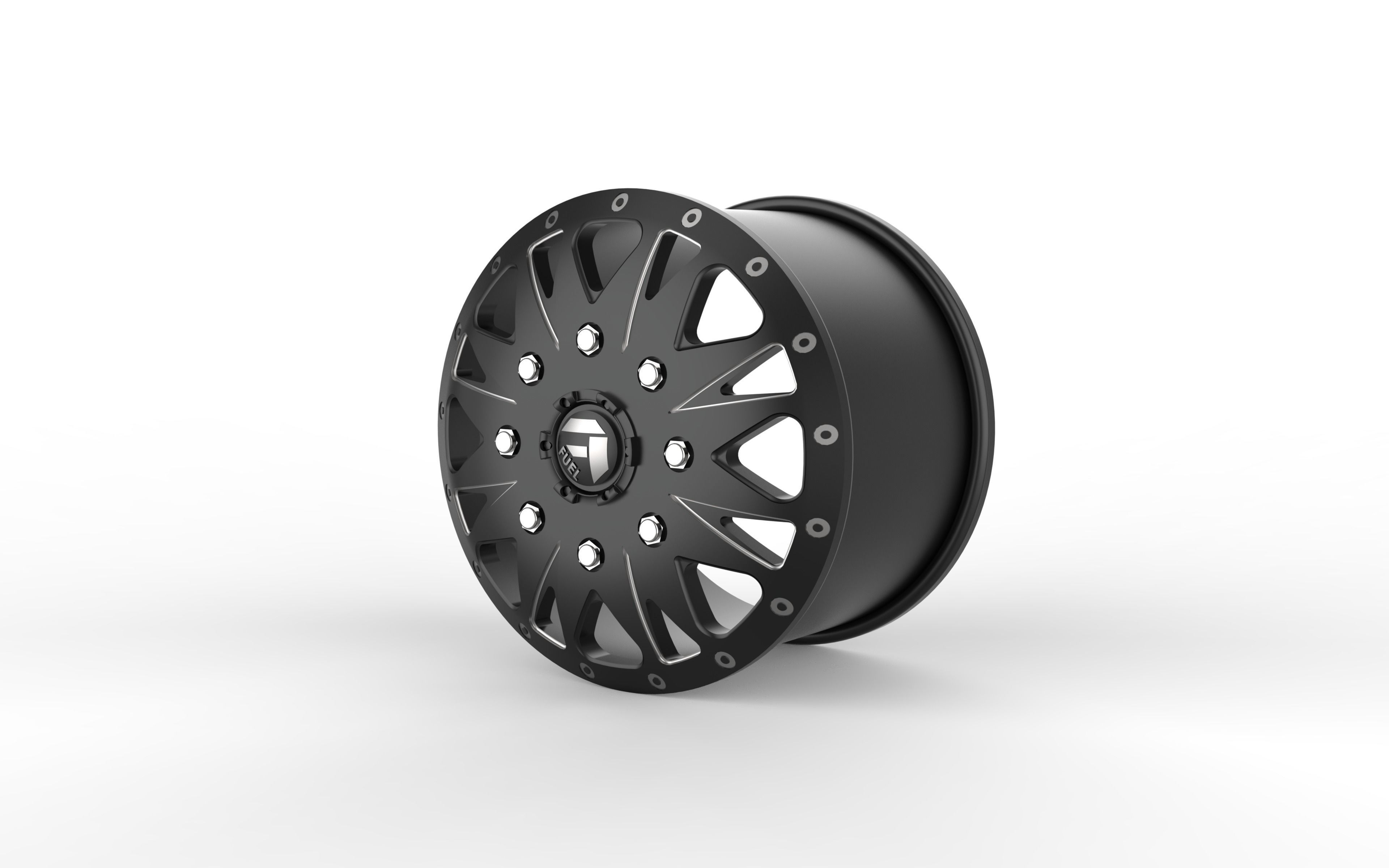 FUEL DUALLY WHEELS THROTTLE DUALLY FRONT AND REAR - D513 3D print model_16