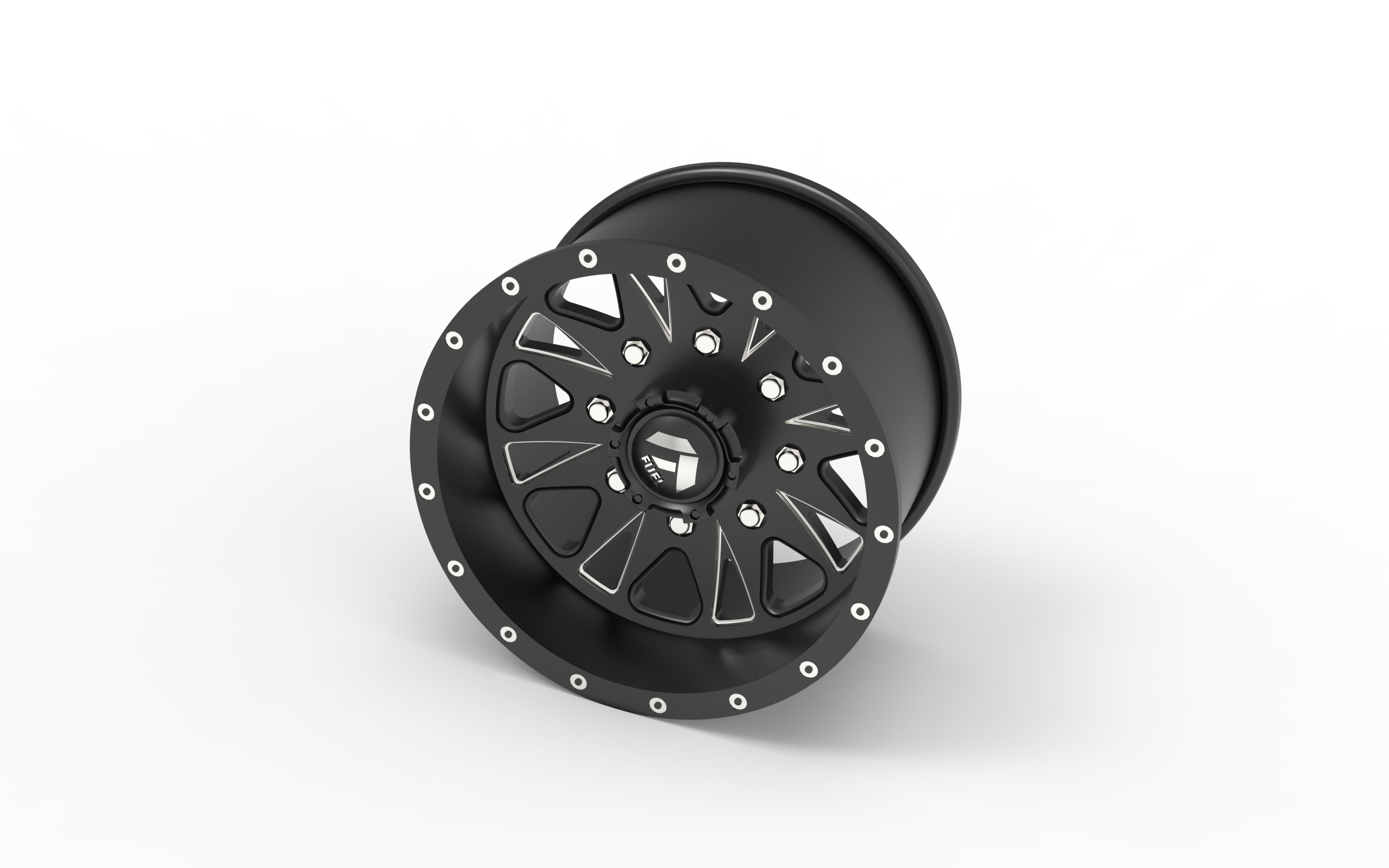 FUEL DUALLY WHEELS THROTTLE DUALLY FRONT AND REAR - D513 3D print model_33
