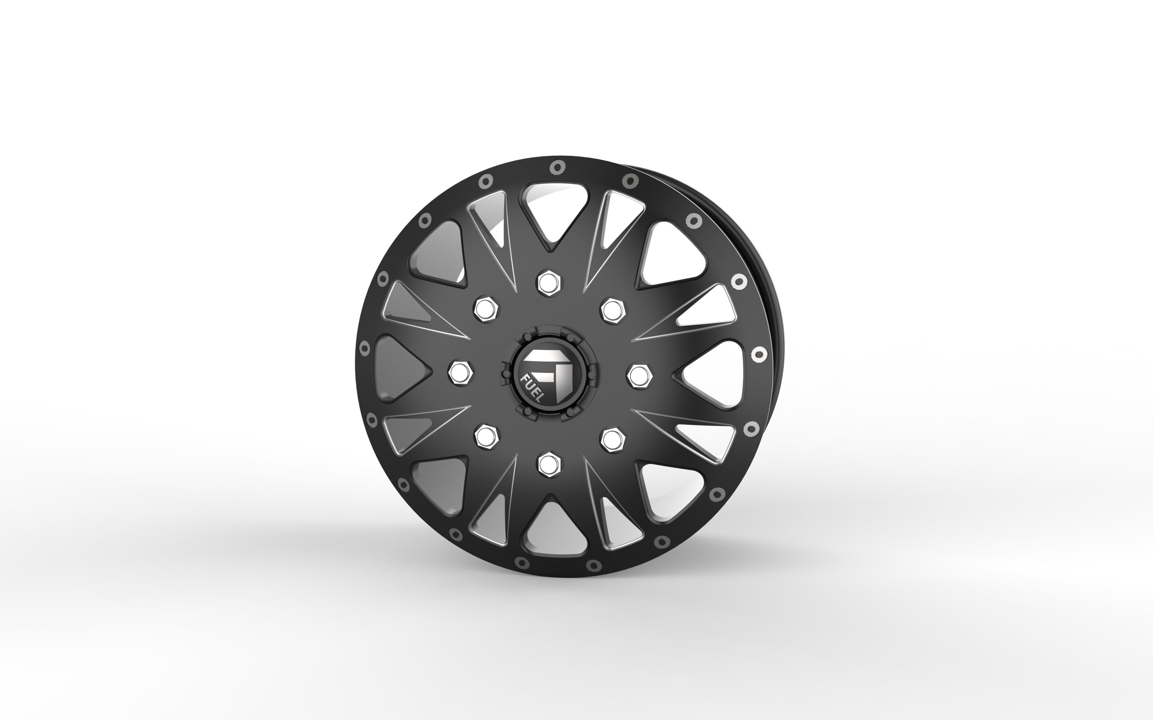 FUEL DUALLY WHEELS THROTTLE DUALLY FRONT AND REAR - D513 3D print model_17