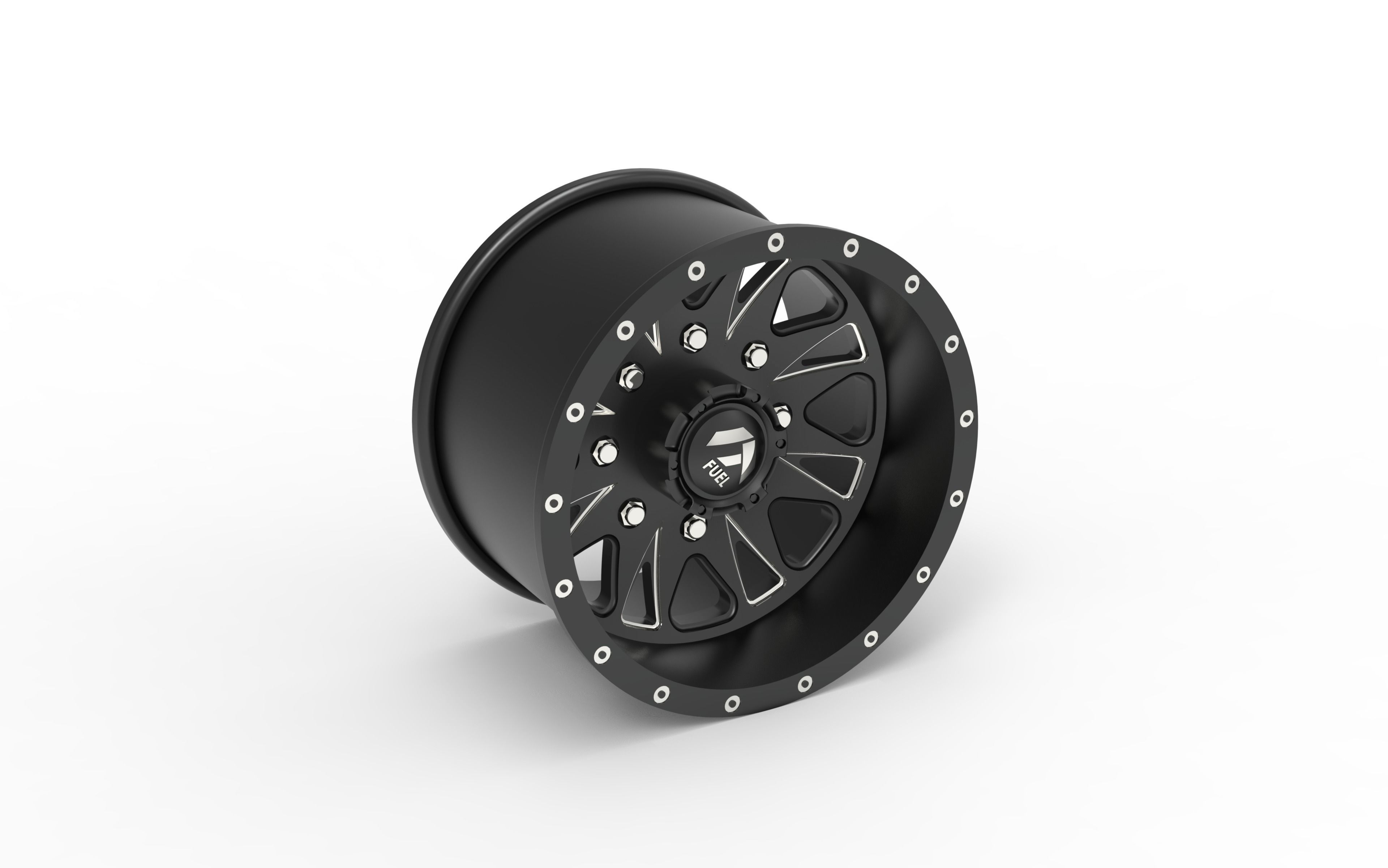 FUEL DUALLY WHEELS THROTTLE DUALLY FRONT AND REAR - D513 3D print model_34