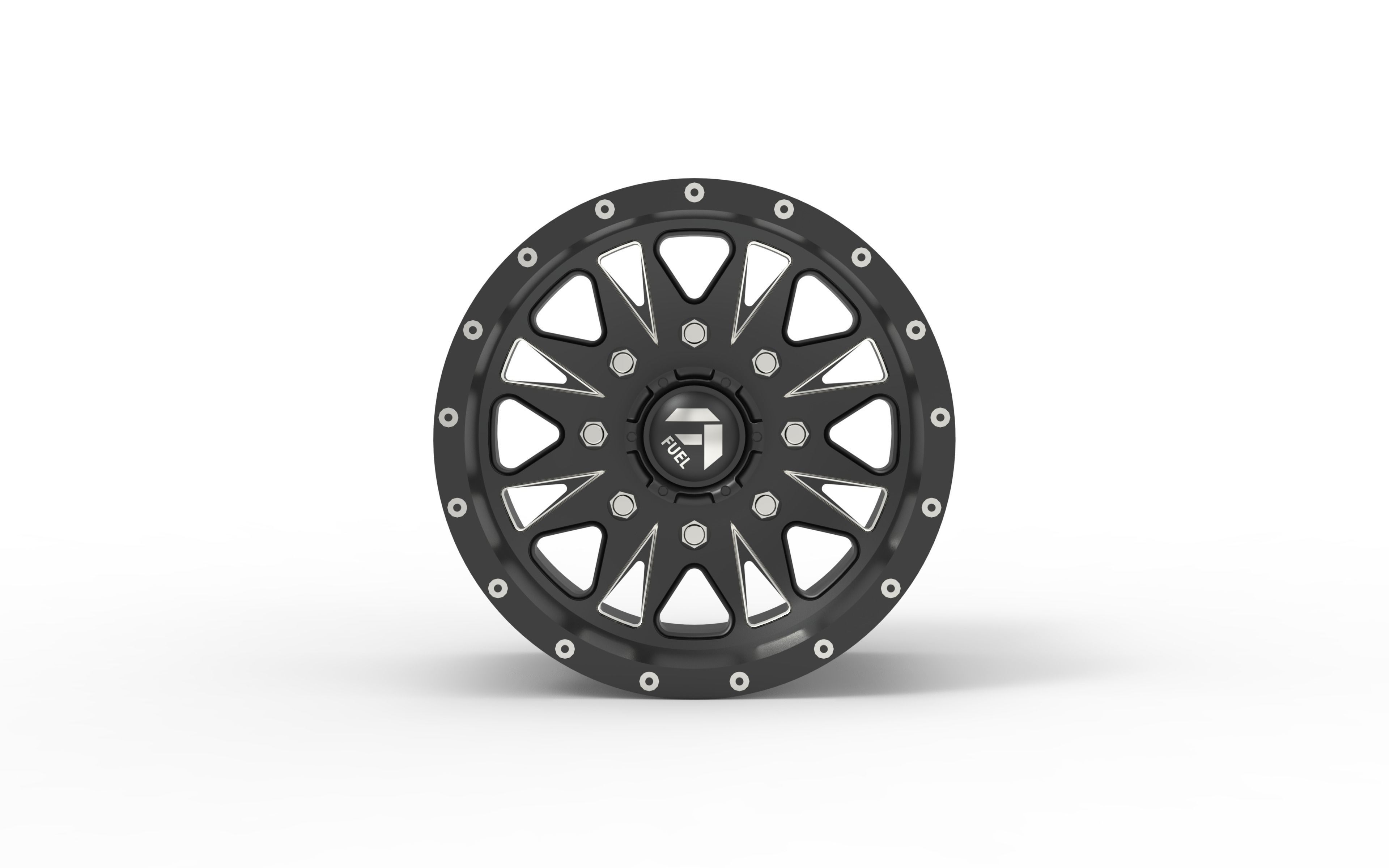 FUEL DUALLY WHEELS THROTTLE DUALLY FRONT AND REAR - D513 3D print model_20