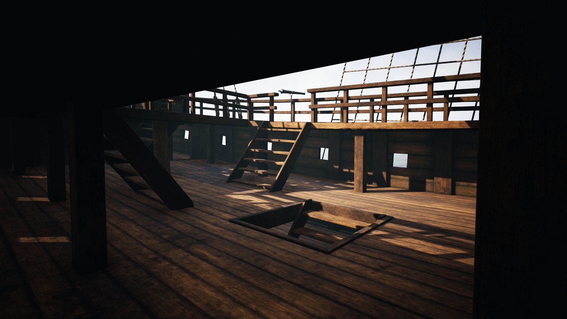 Peter von Danzig -Carrack-  Low-poly 3D model_6