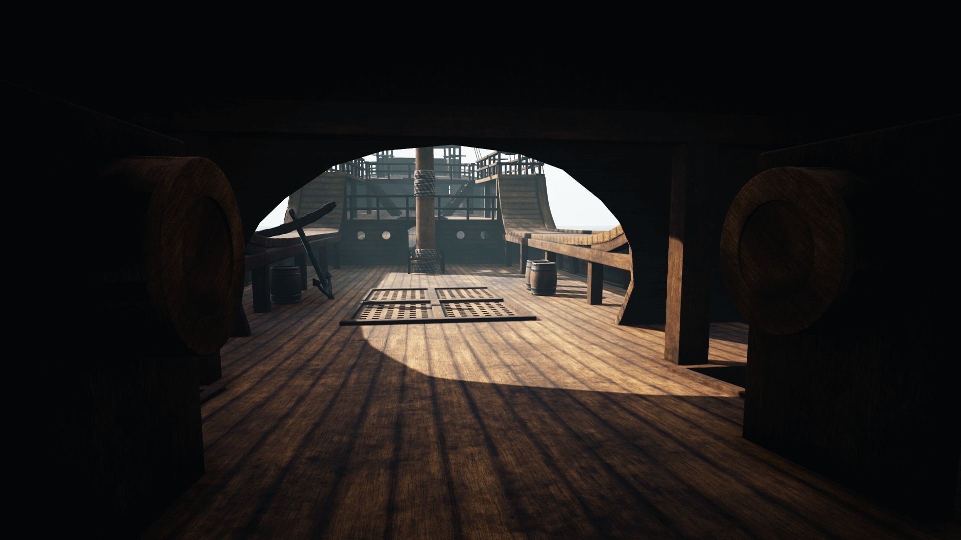 Peter von Danzig -Carrack-  Low-poly 3D model_12