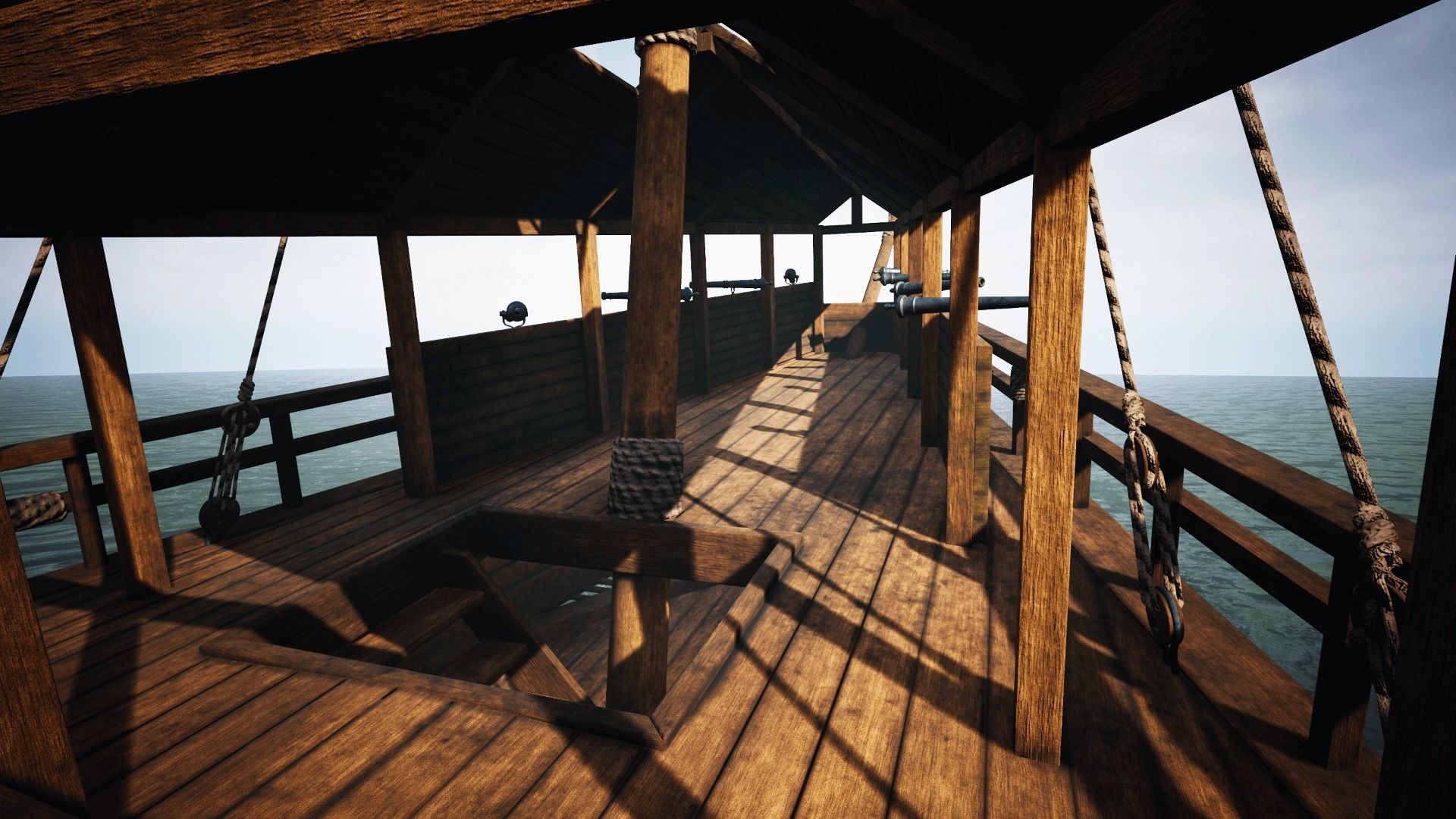 Peter von Danzig -Carrack-  Low-poly 3D model_13