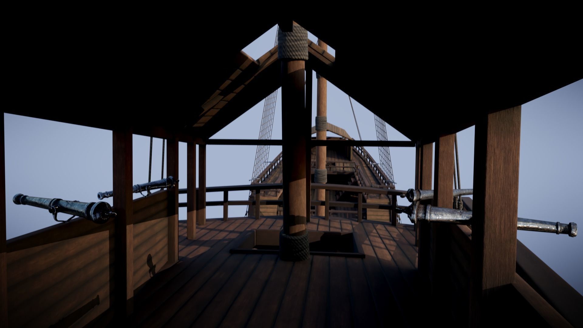 Peter von Danzig -Carrack-  Low-poly 3D model_31