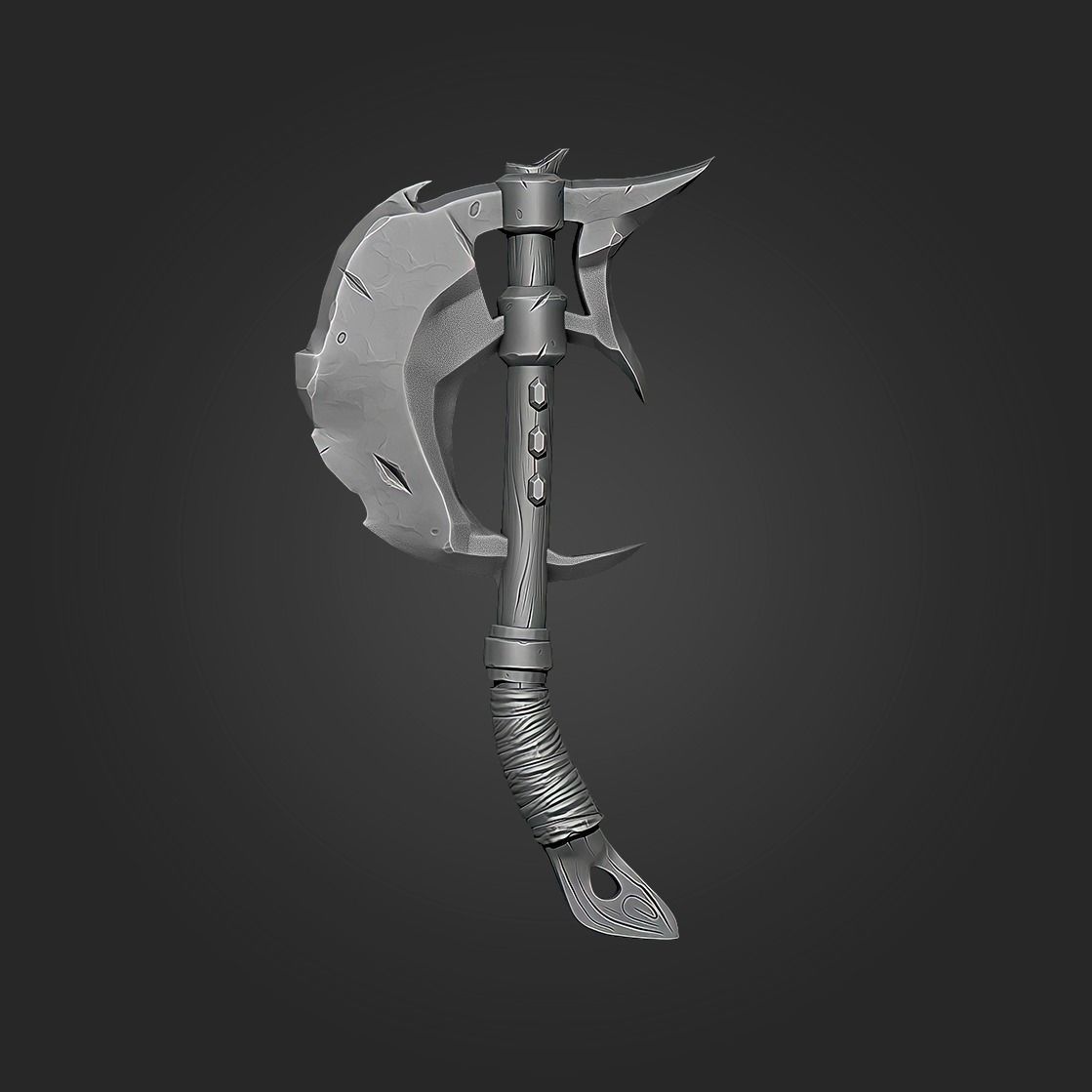 The Great Axe 3D model_3