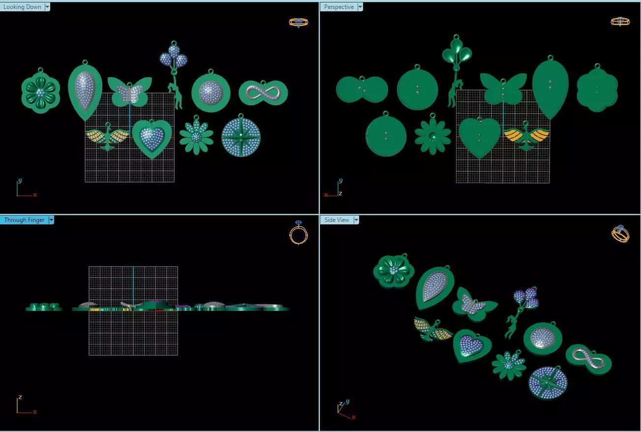 models ornaments in computer program 3D print model