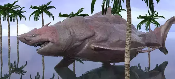 Great White Shark Hybrid With UVs and texture