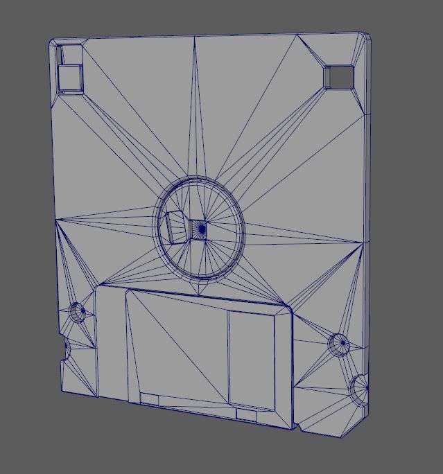 Floppy Disks Low-poly 3D model_9