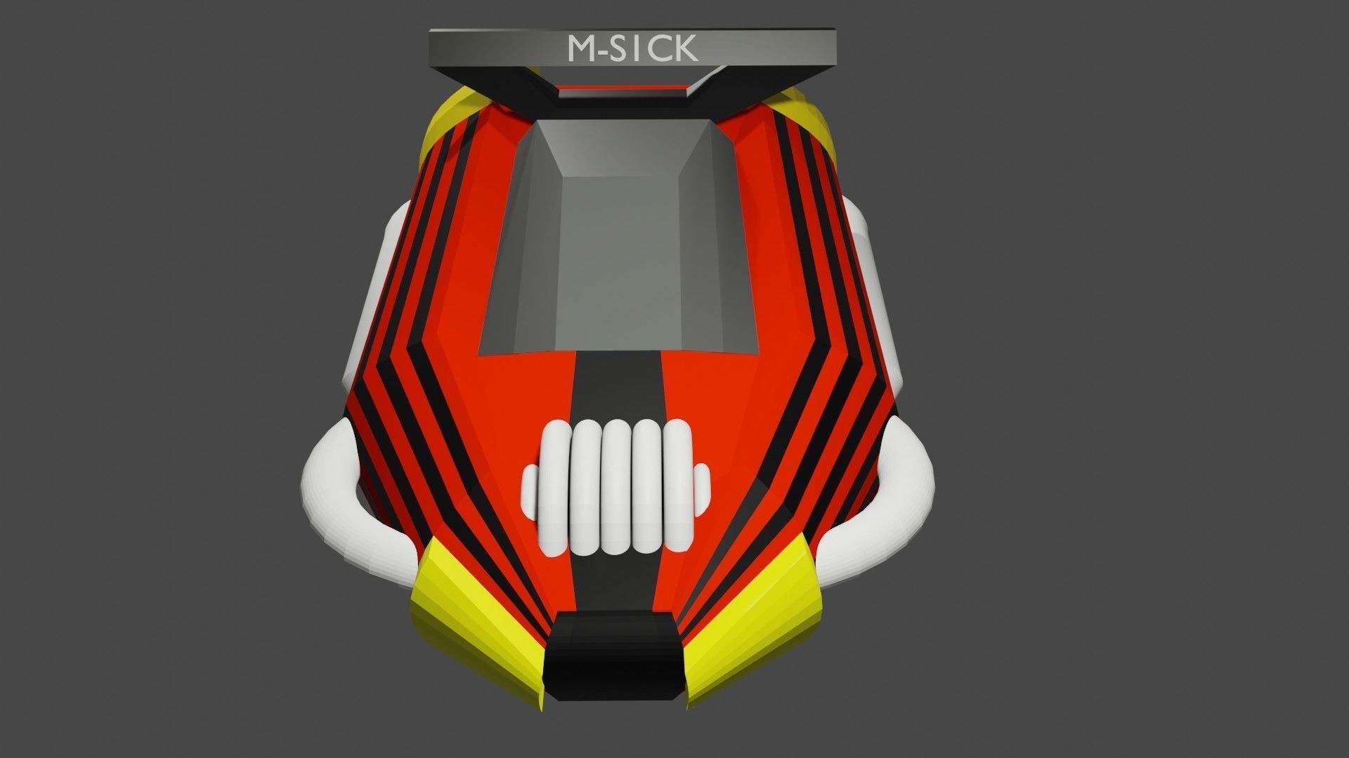 Submarine Car version M-S1CK Low-poly 3D model_2
