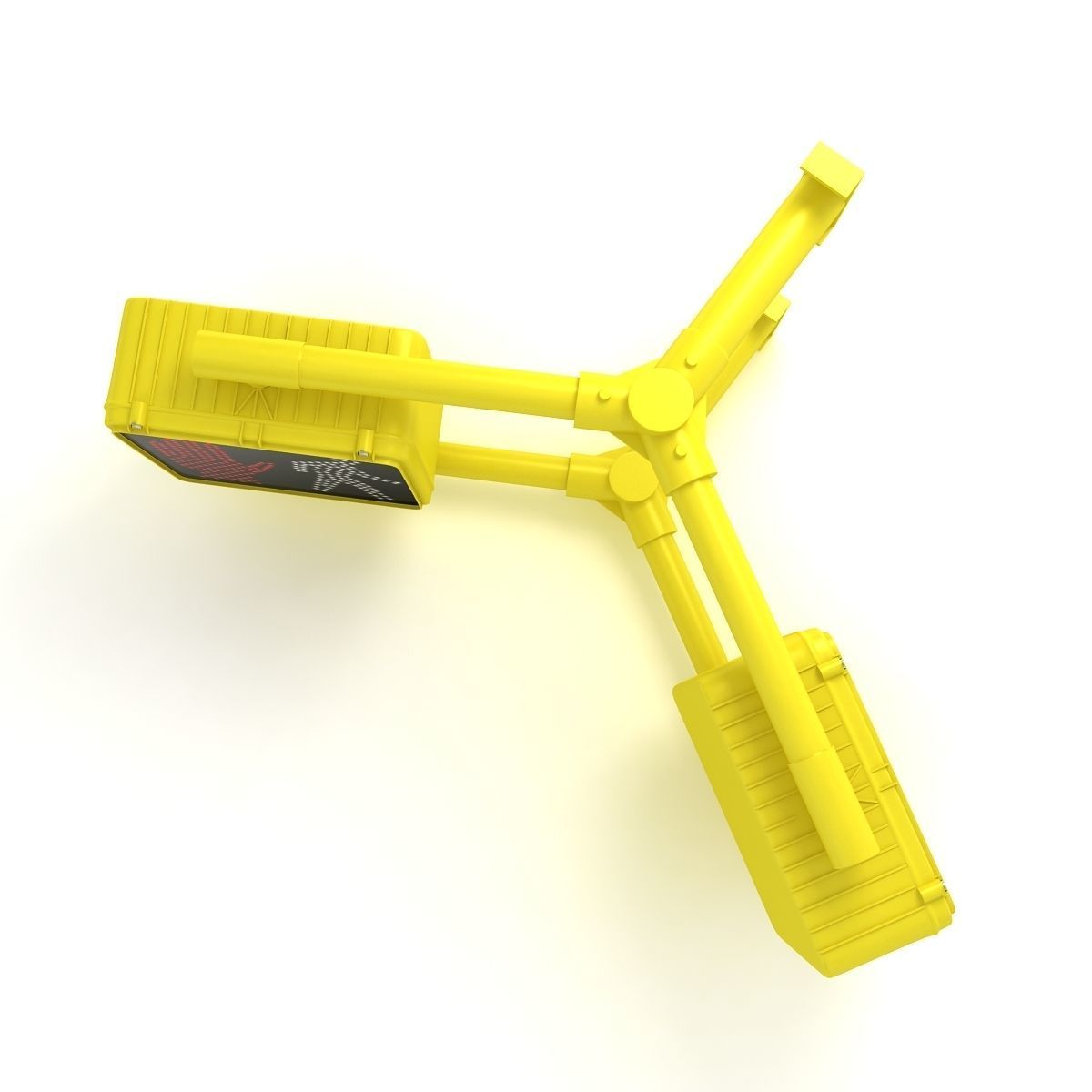 Walk Signal Double 3D model_4