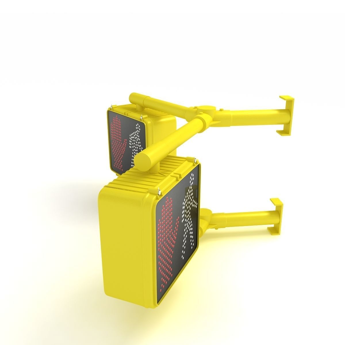Walk Signal Double 3D model_3
