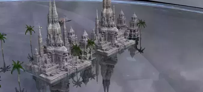 Secret Temple Ruins Ocean 