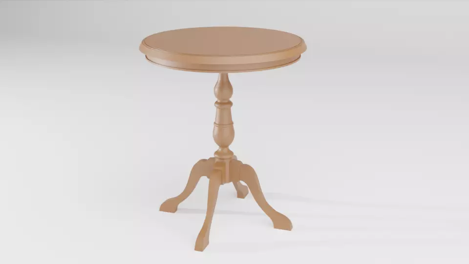 small side table 3D model 3D model