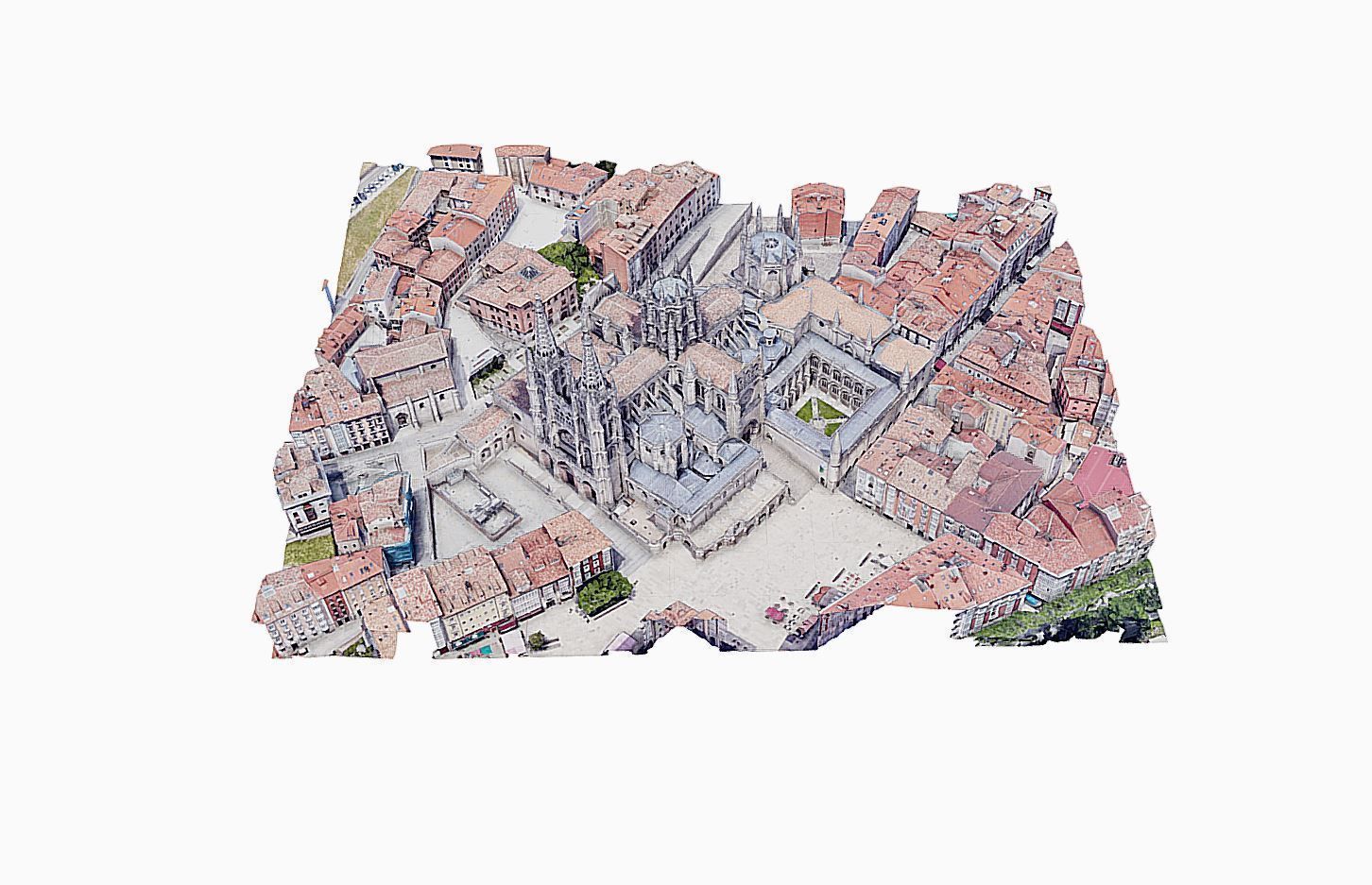 Cathedral of Burgos Low-poly 3D model_10