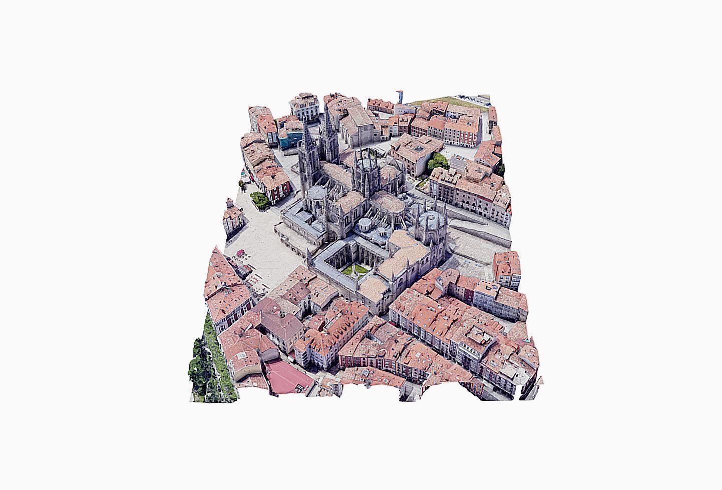 Cathedral of Burgos Low-poly 3D model_11