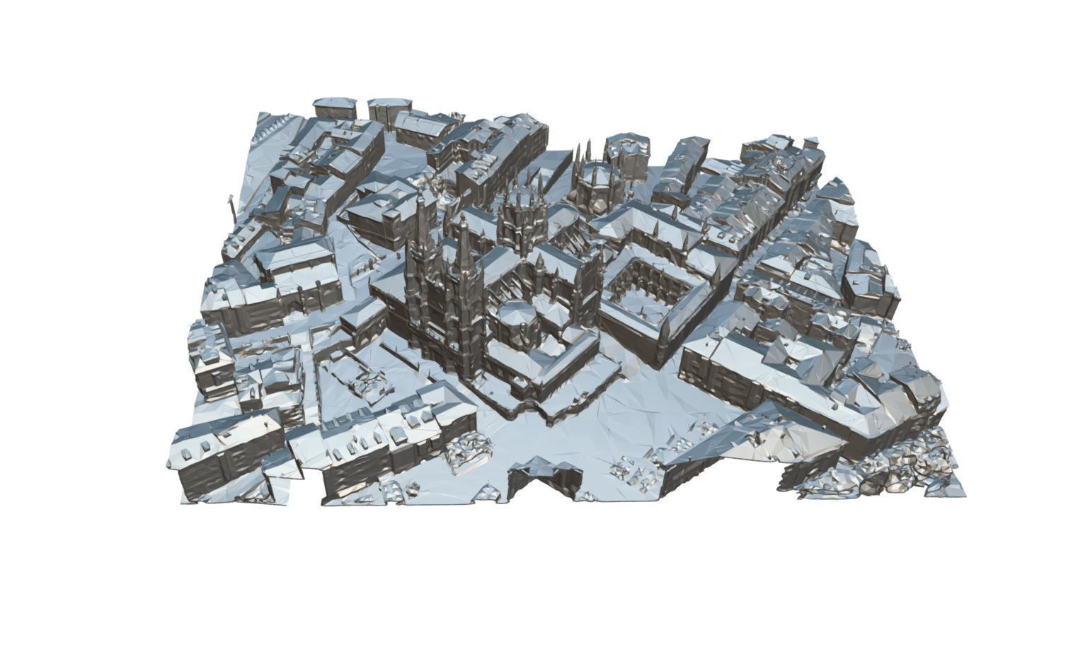 Cathedral of Burgos Low-poly 3D model_9