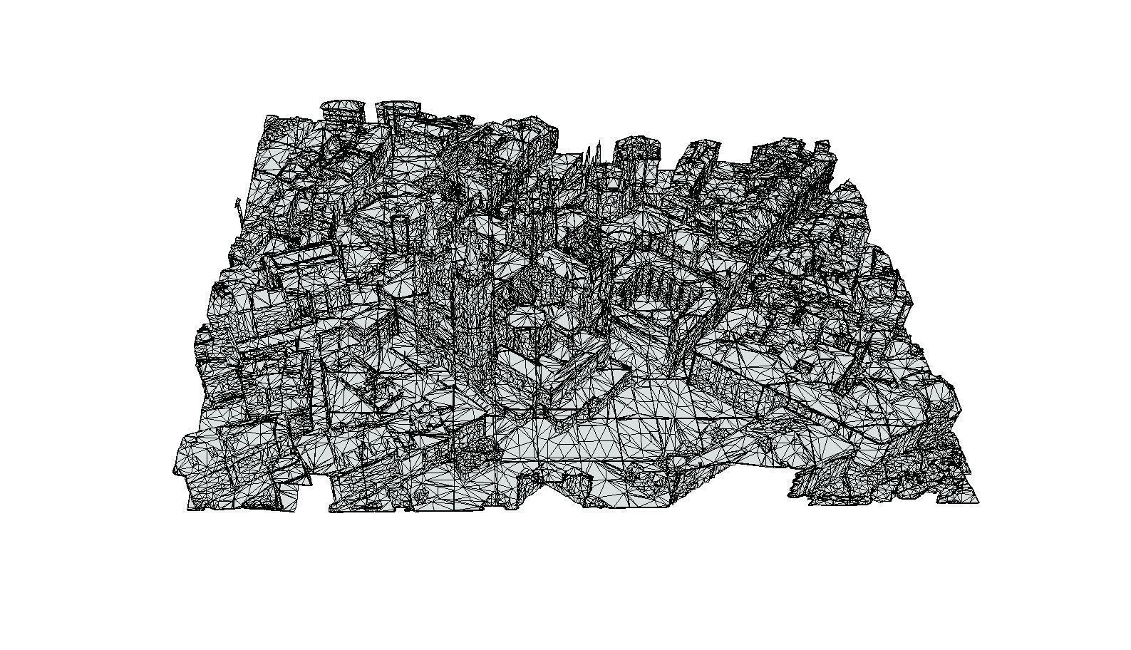 Cathedral of Burgos Low-poly 3D model_8