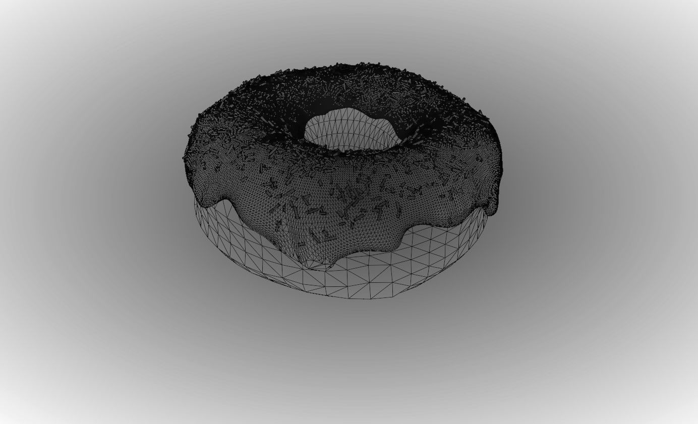 Vanilla Donut - Material Only 3D model_13