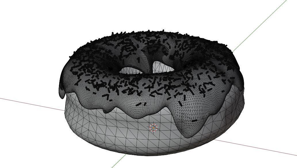 Vanilla Donut - Material Only 3D model_12