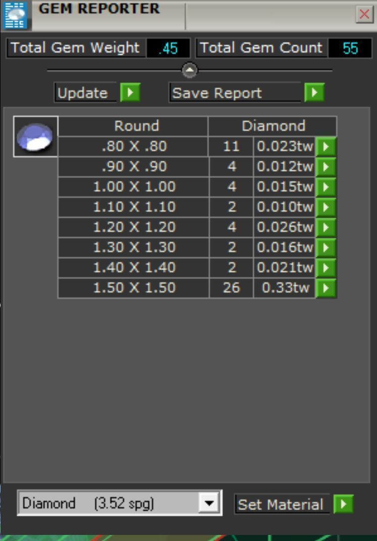 Black Pattern Diamond Ring 3D print model_9