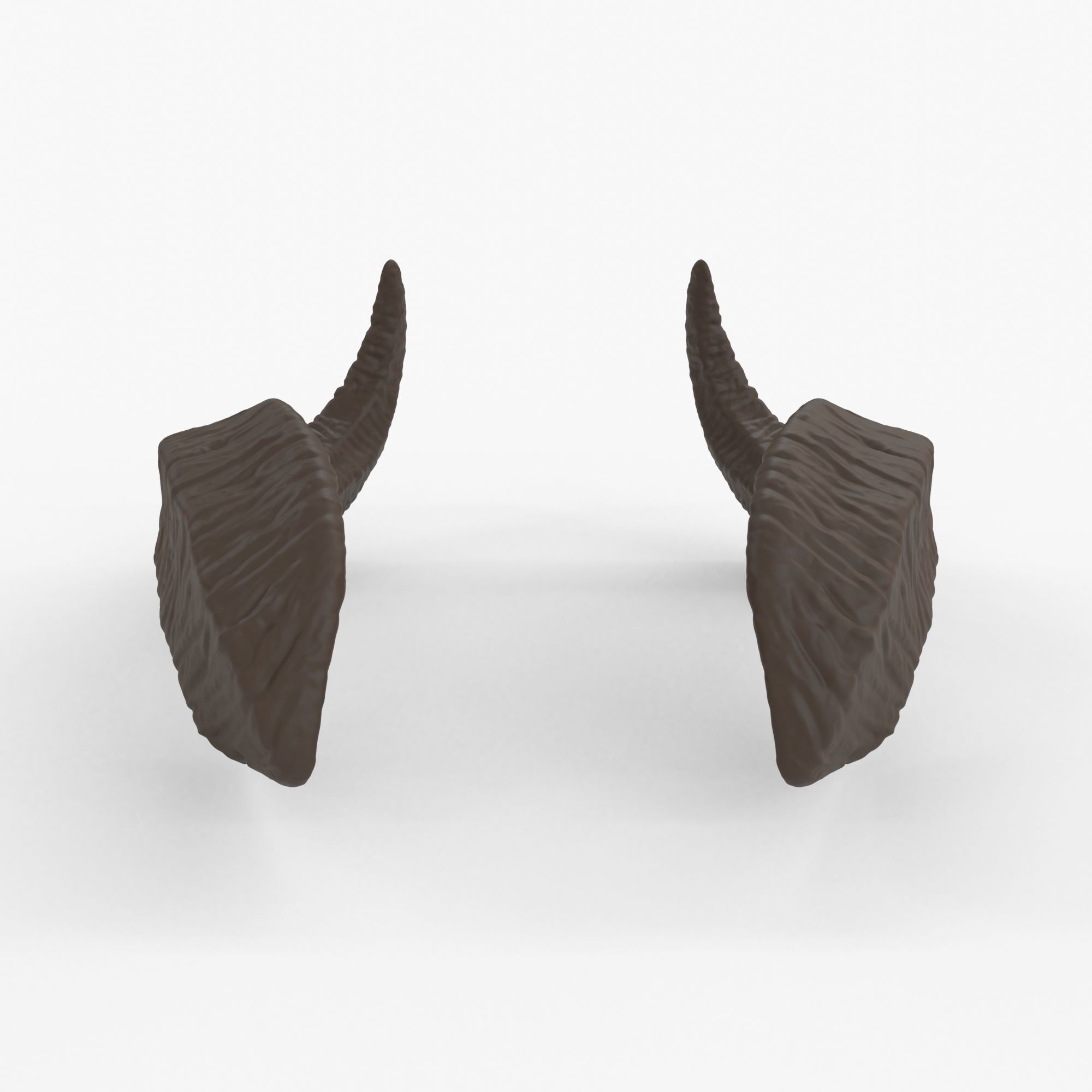 Large Wavy Horns - Kolsun 3D print model_2