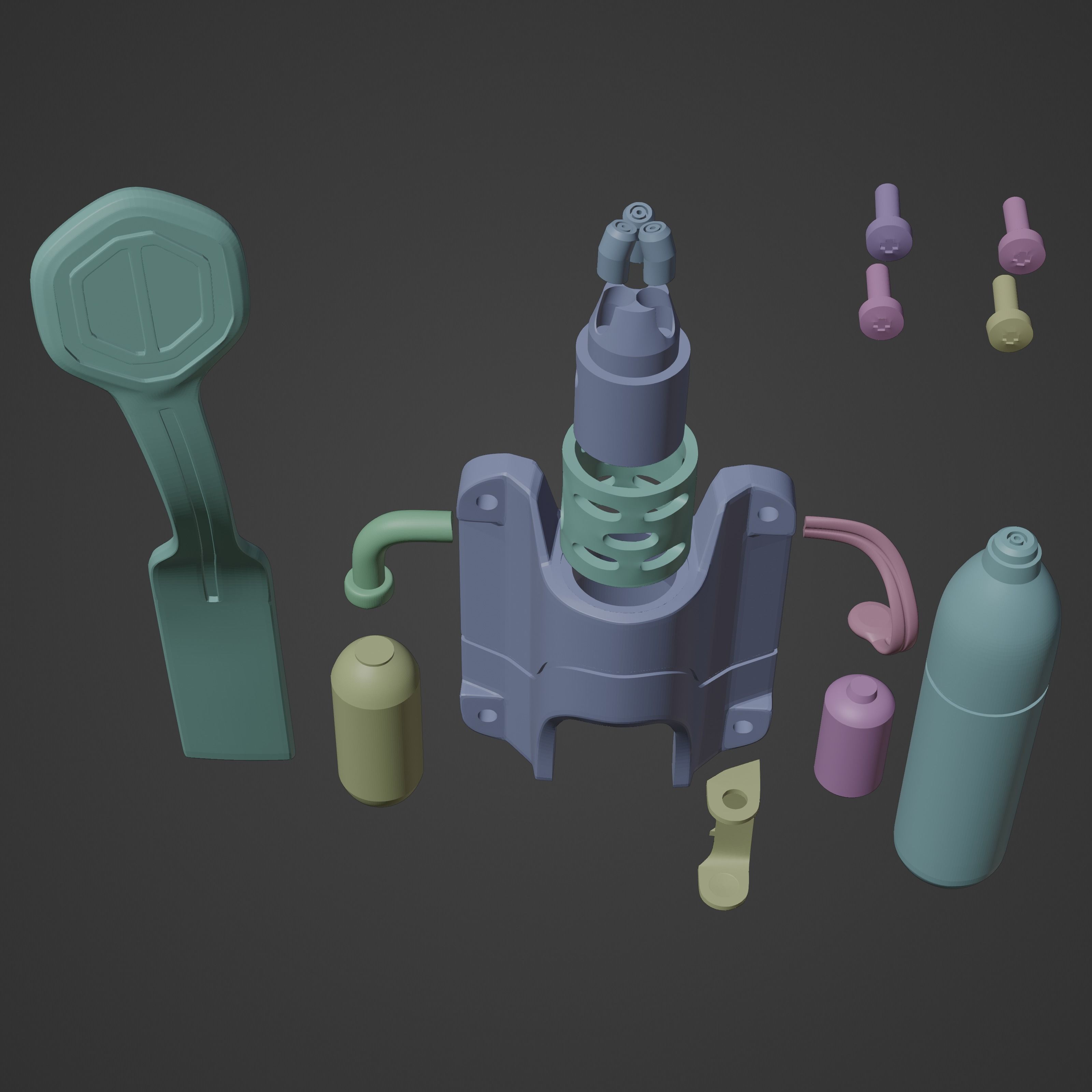 Scarlet Spider Ps4 inspired Set 3D print model_17