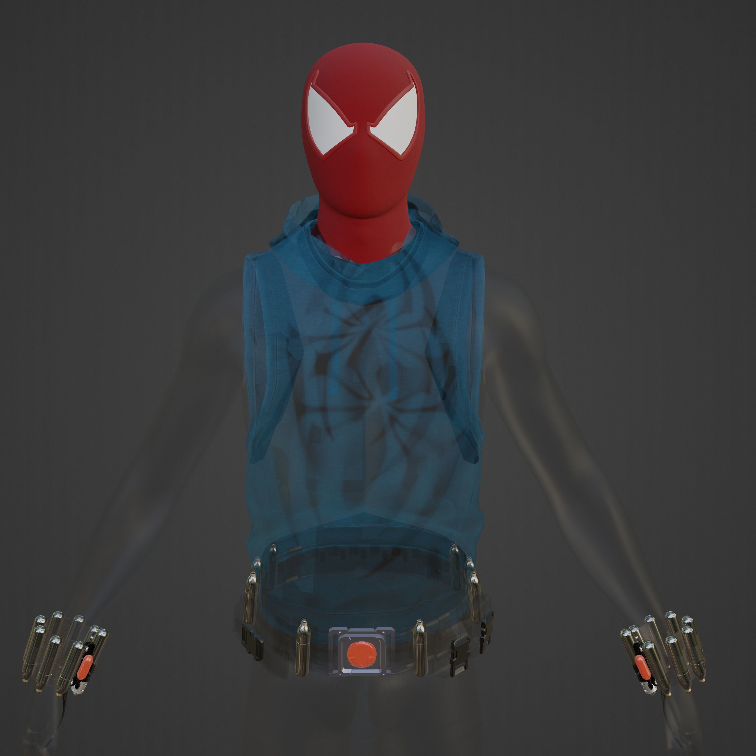 Scarlet Spider Ps4 inspired Set 3D print model_1