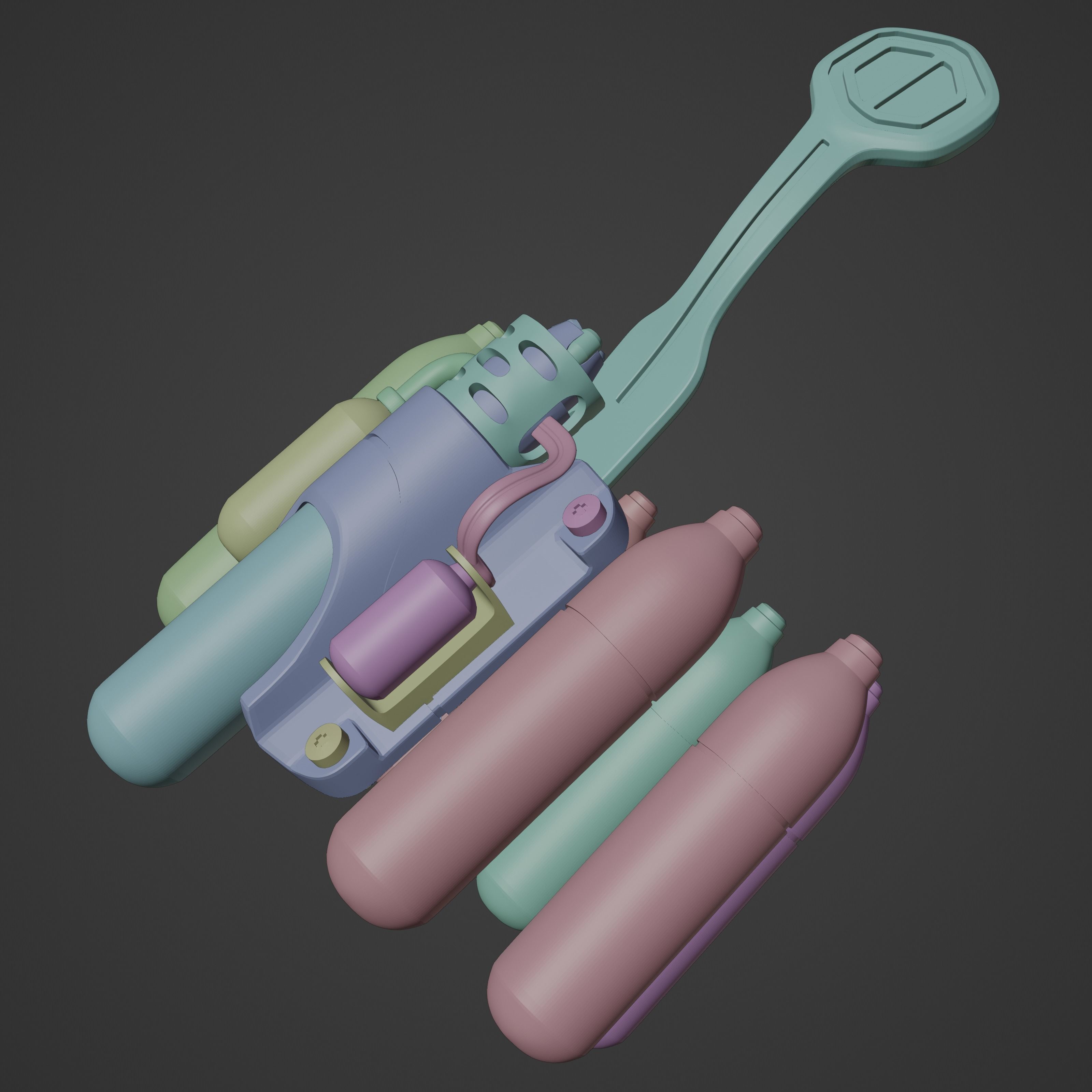 Scarlet Spider Ps4 inspired Set 3D print model_24