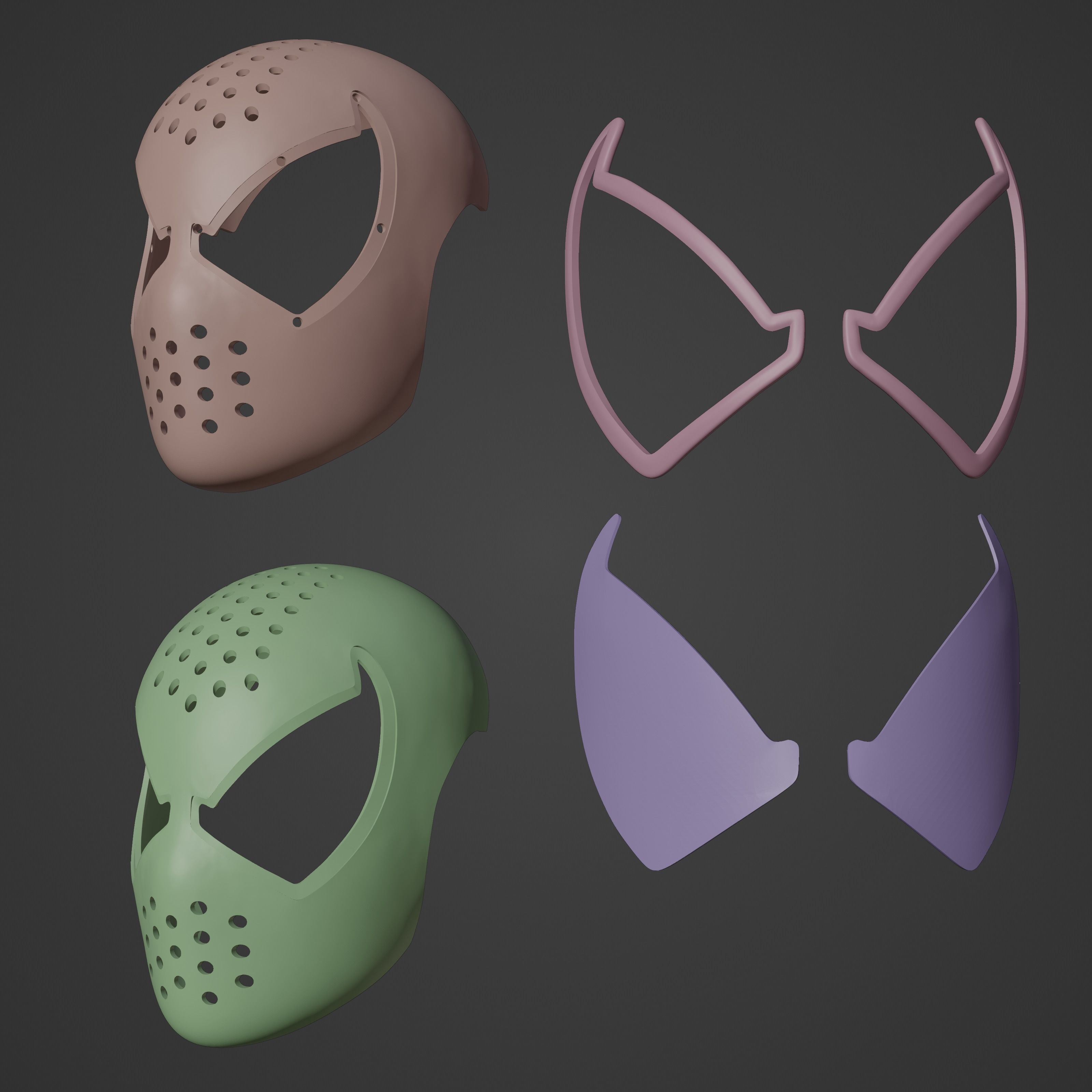 Scarlet Spider Ps4 inspired Set 3D print model_16