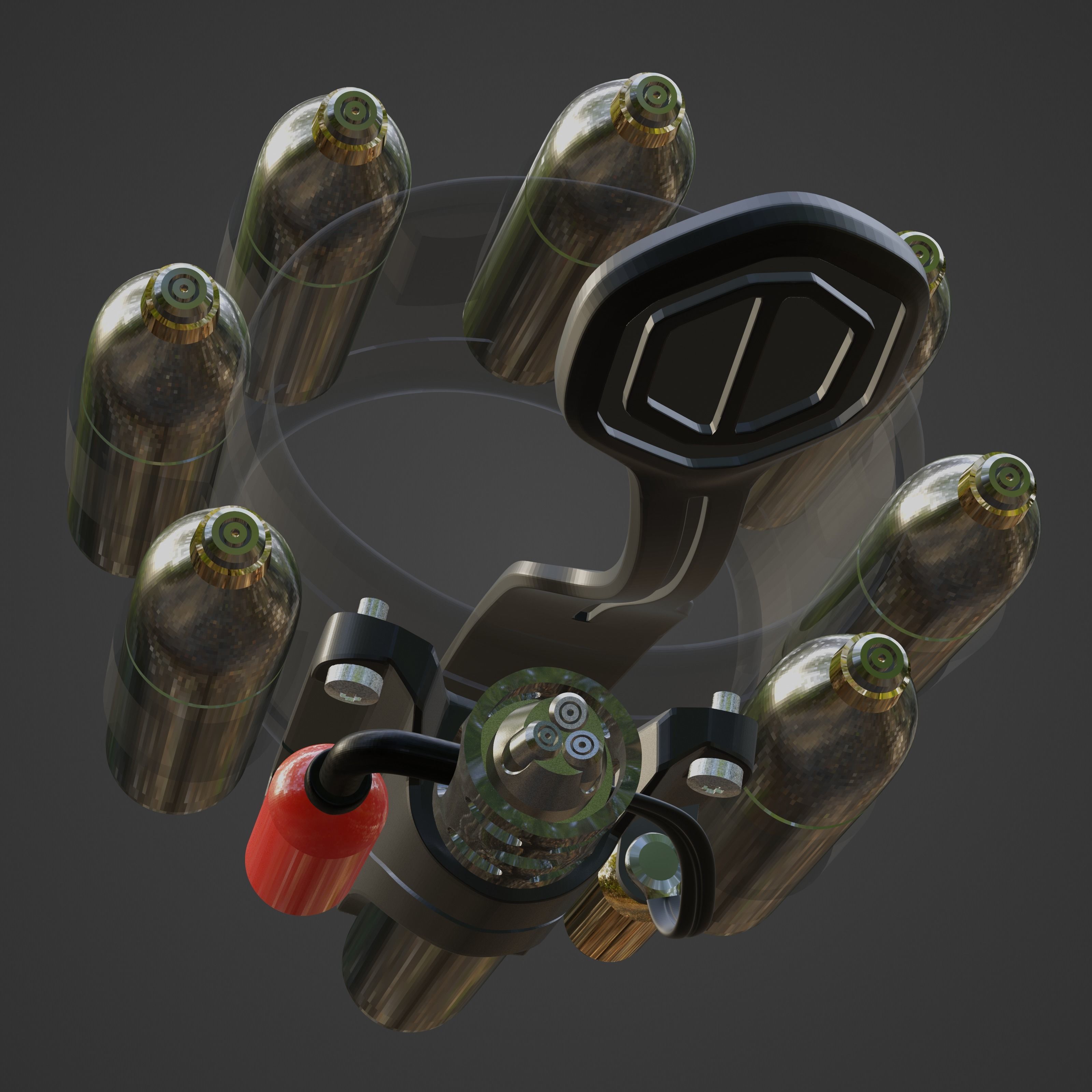 Scarlet Spider Ps4 inspired Set 3D print model_6