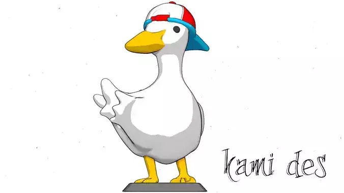 subaru duck Free 3D print model