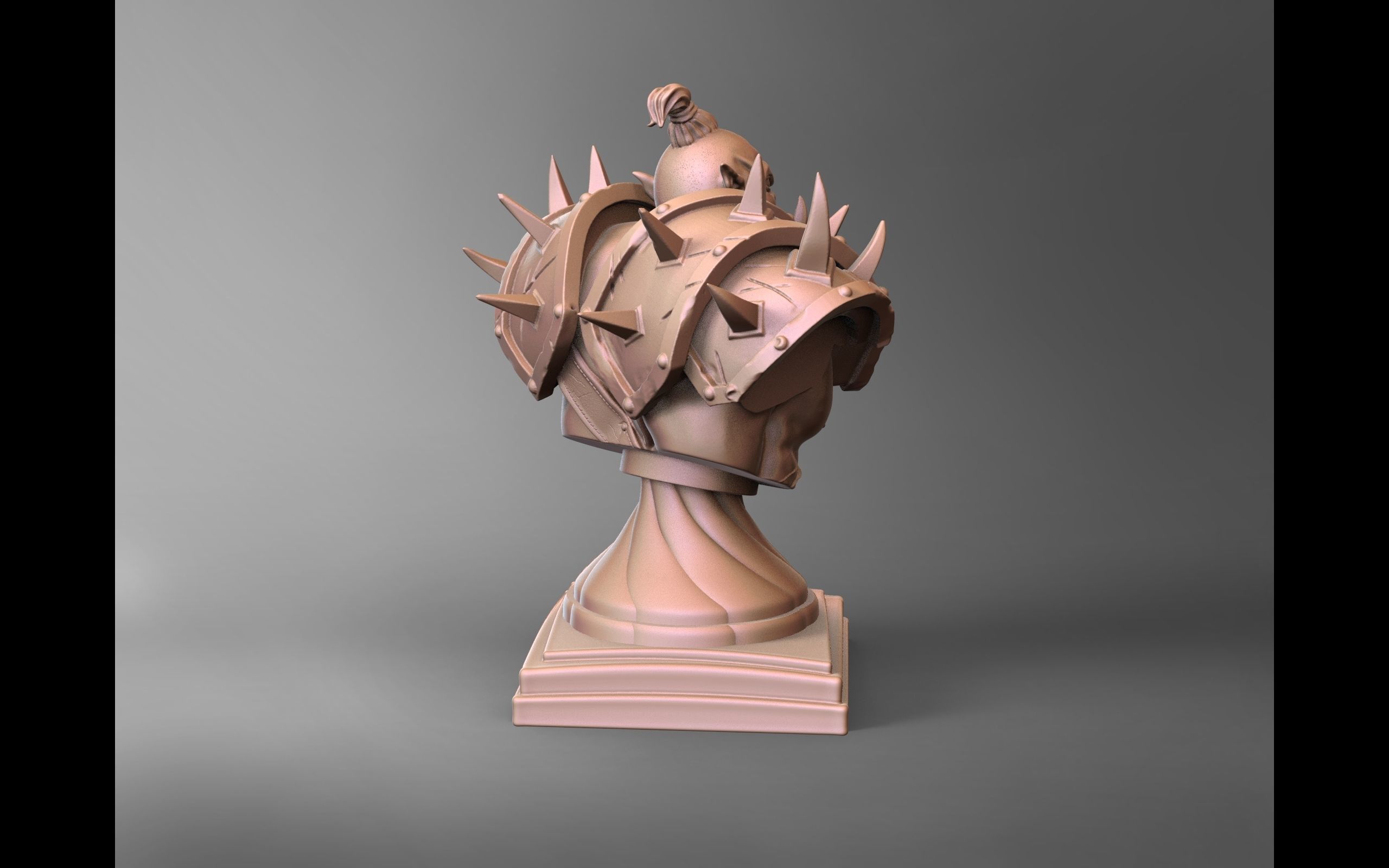 Orc Bruthar - Bust 3D Print Model 3D print model_8