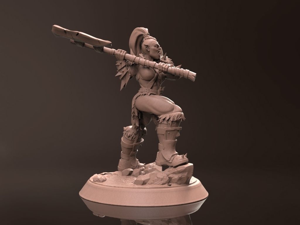 Orc Damora - Miniature 3D Print Model 3D print model_6