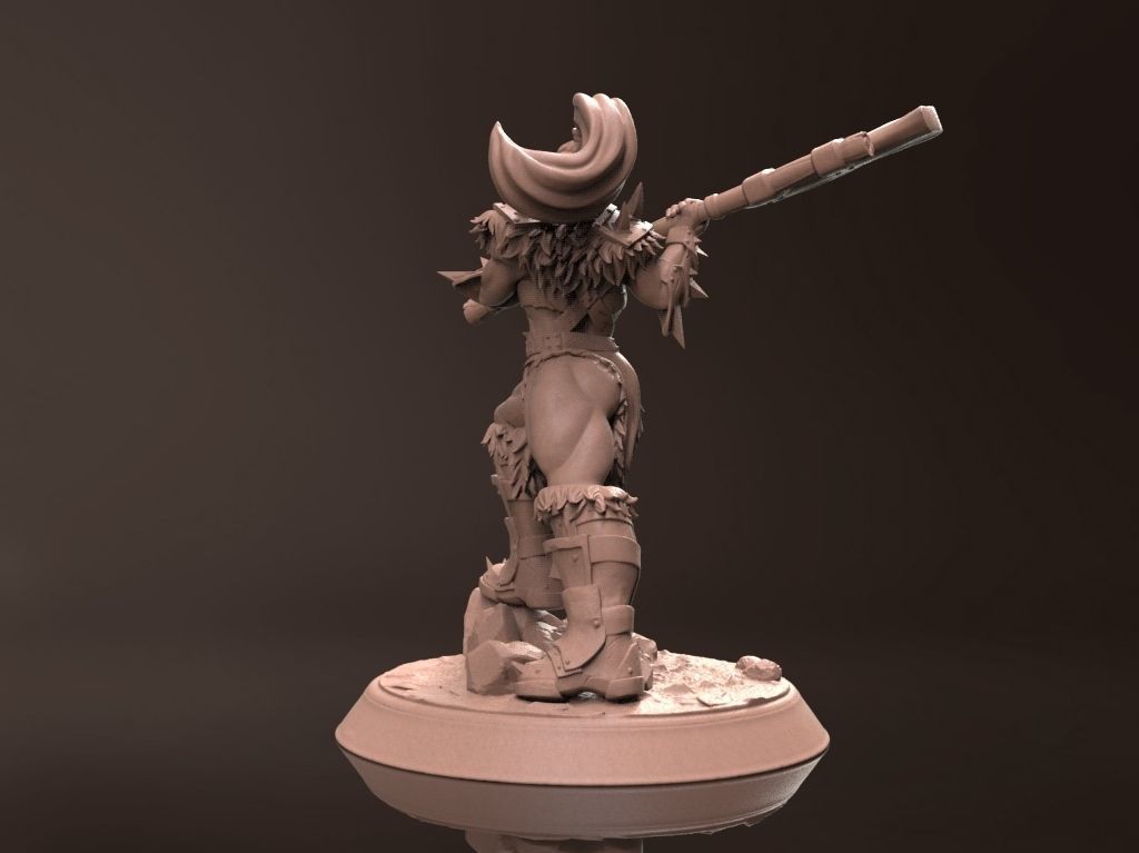 Orc Damora - Miniature 3D Print Model 3D print model_2