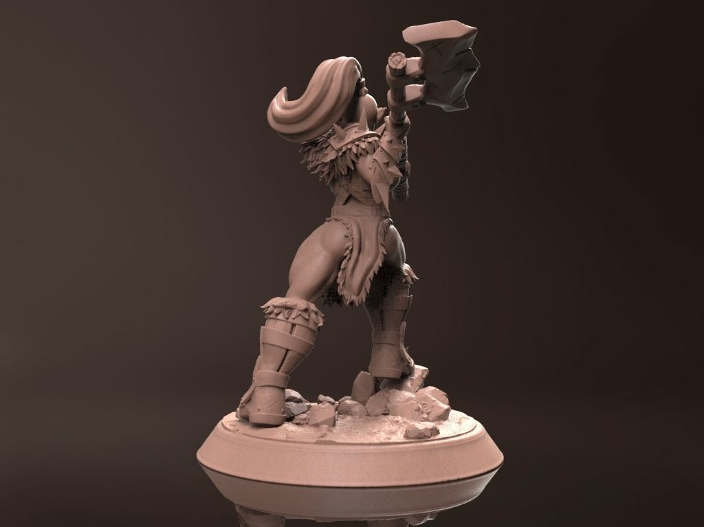 Orc Damora - Miniature 3D Print Model 3D print model_8