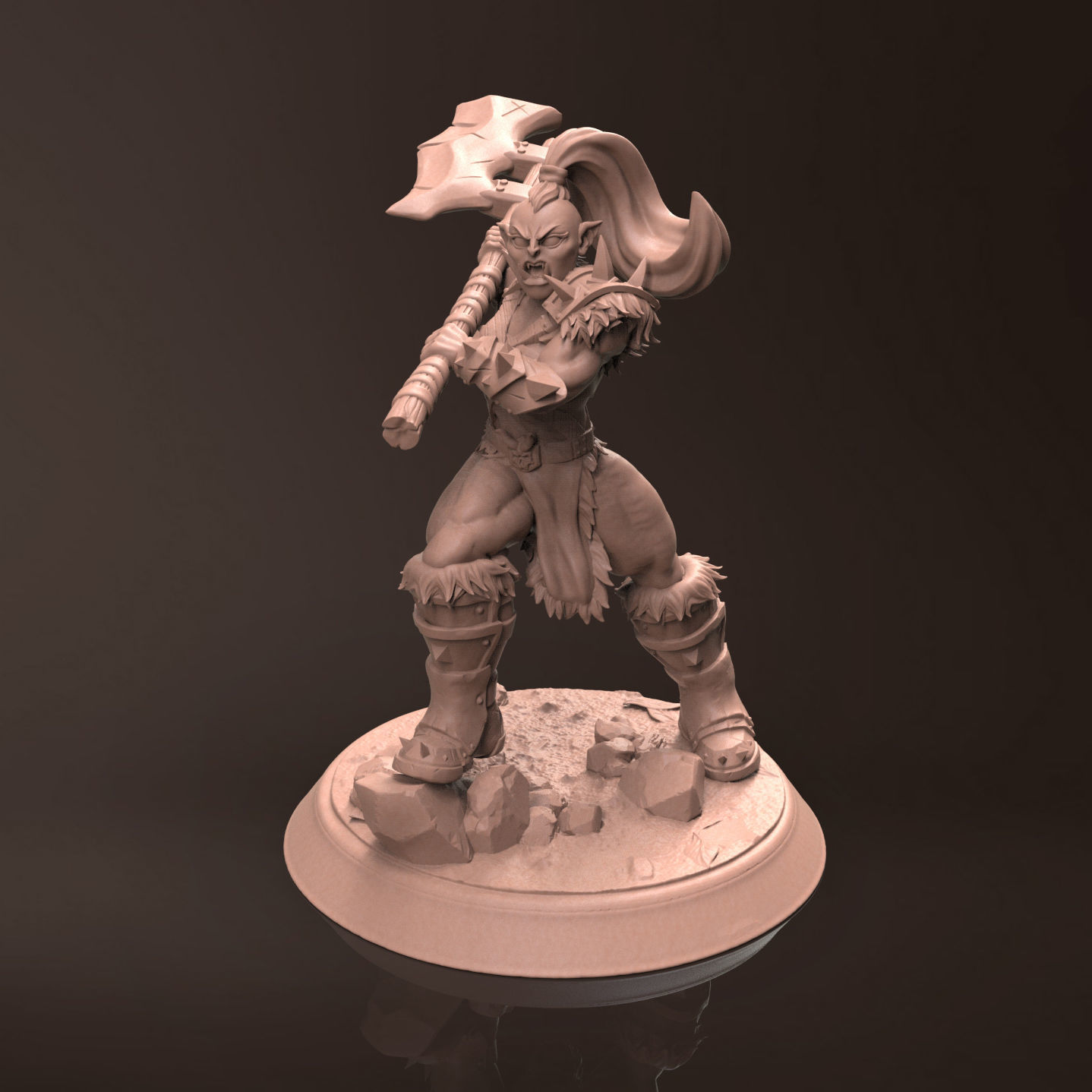 Orc Damora - Miniature 3D Print Model 3D print model_10