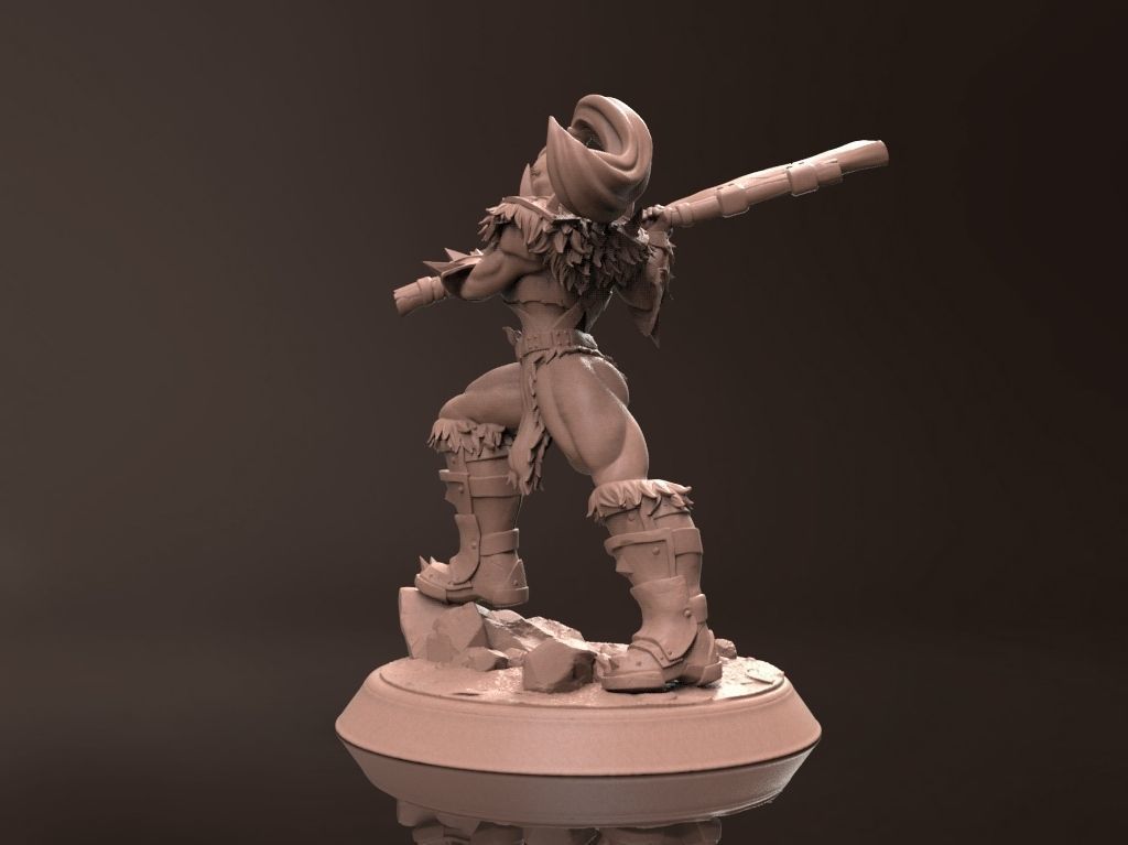 Orc Damora - Miniature 3D Print Model 3D print model_3