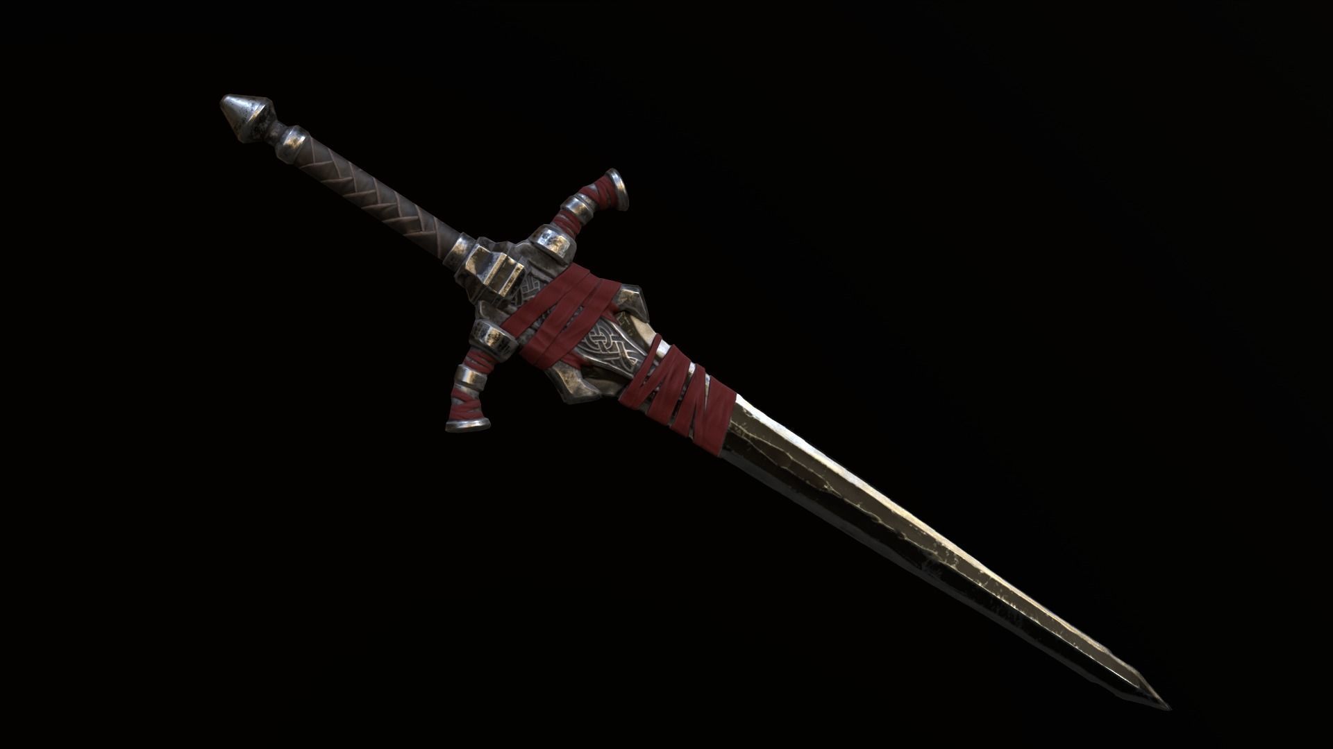 Red Rogue rigged character for Unreal engine 4 and Unity Low-poly 3D model_15