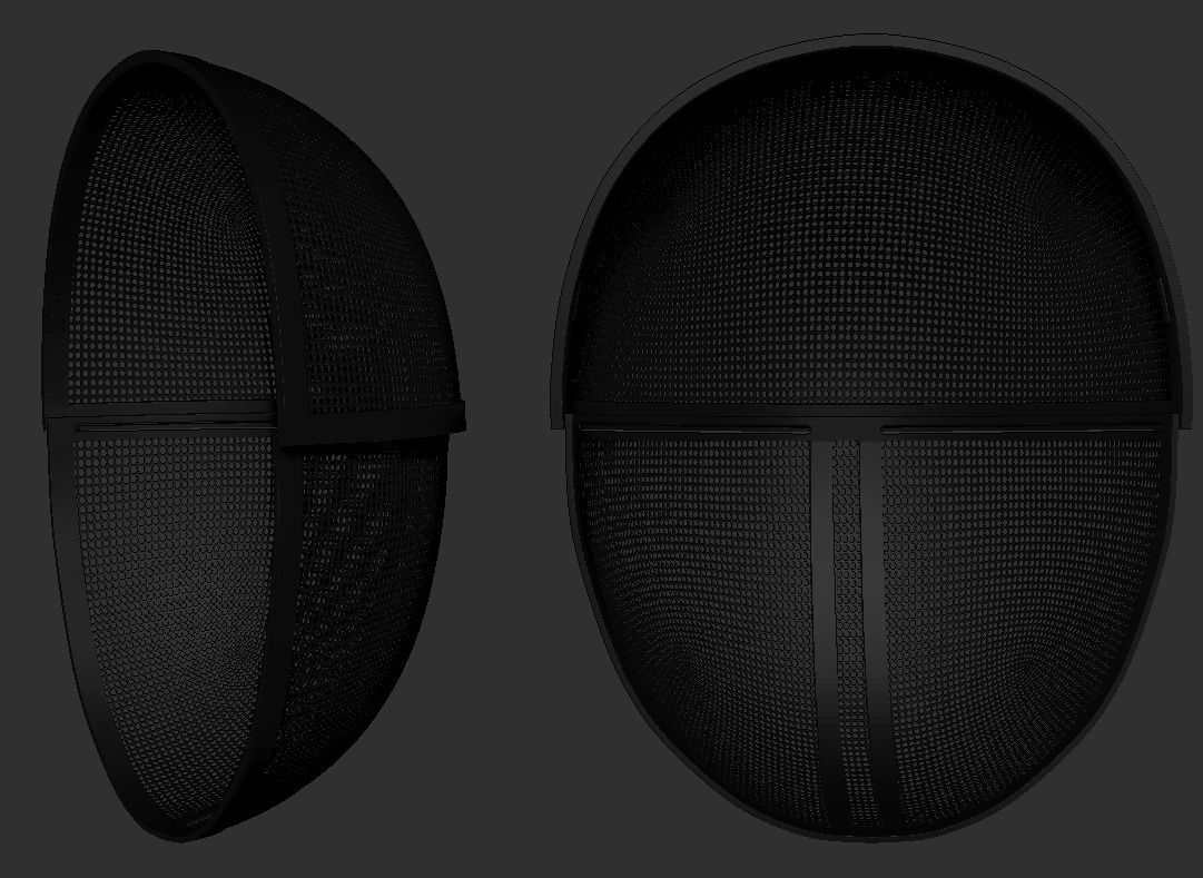 Squid Game MASK high quality 3D print model 3D print model_2