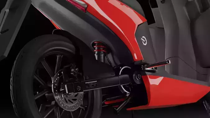 Electric Scooter GESITS 3D model