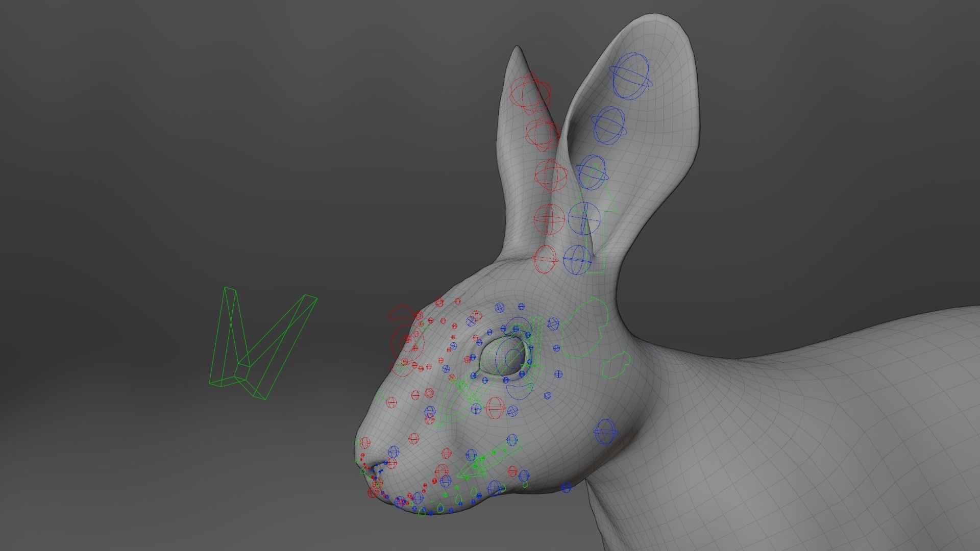 Snowshoe Rabbit Animated VFX Grace 3D model_12